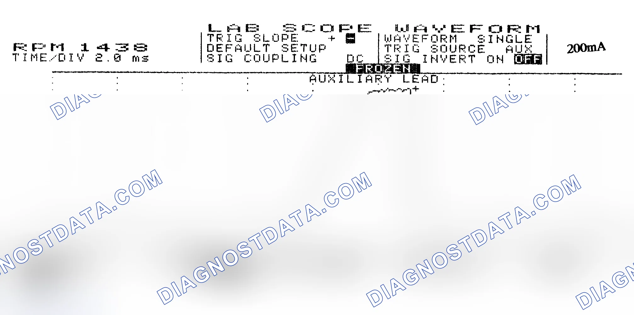 Scheme 15: Single Injector w/Normal Current Flow - Current Pattern