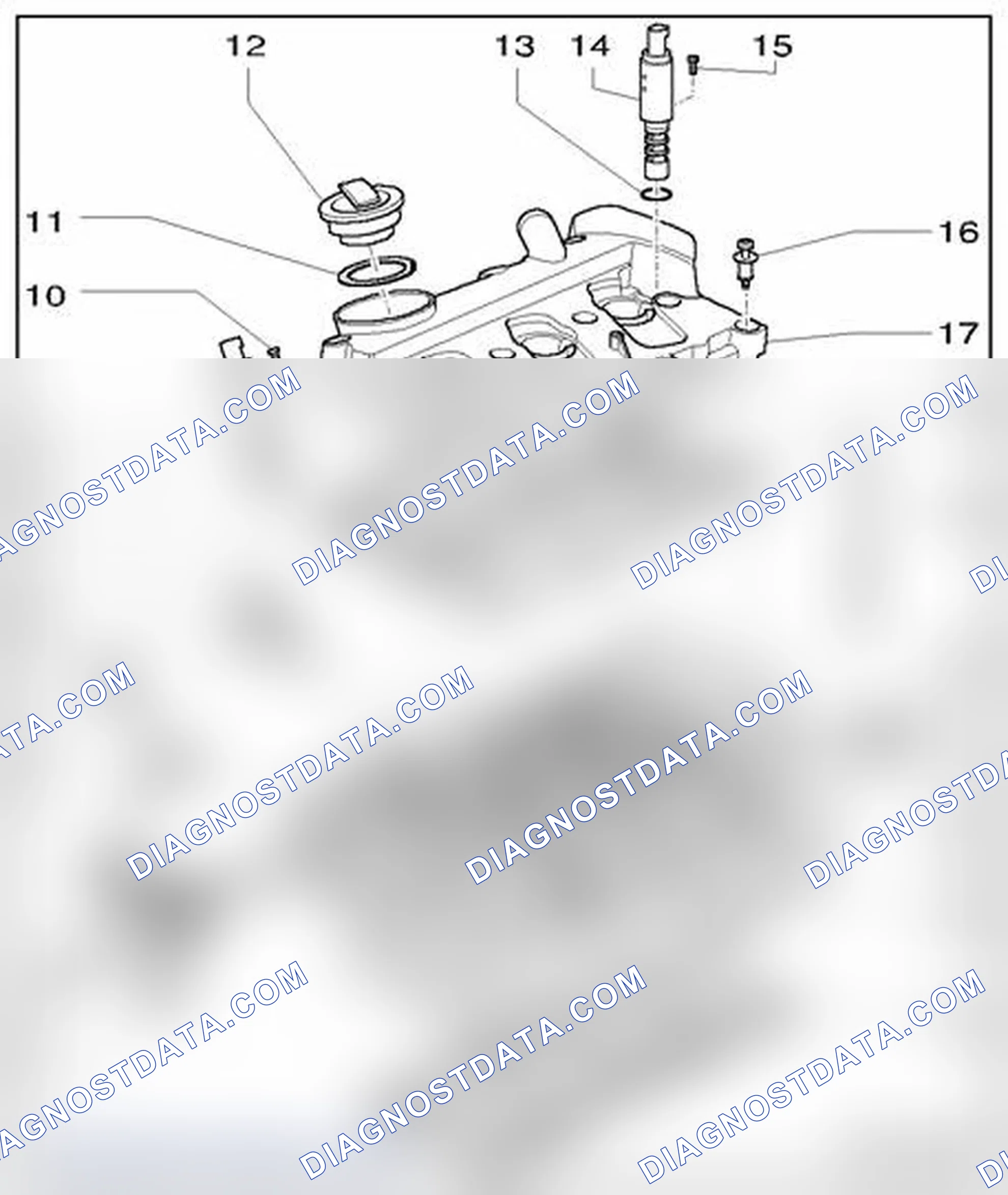 Scheme 207: Cylinder Head, Component Overview