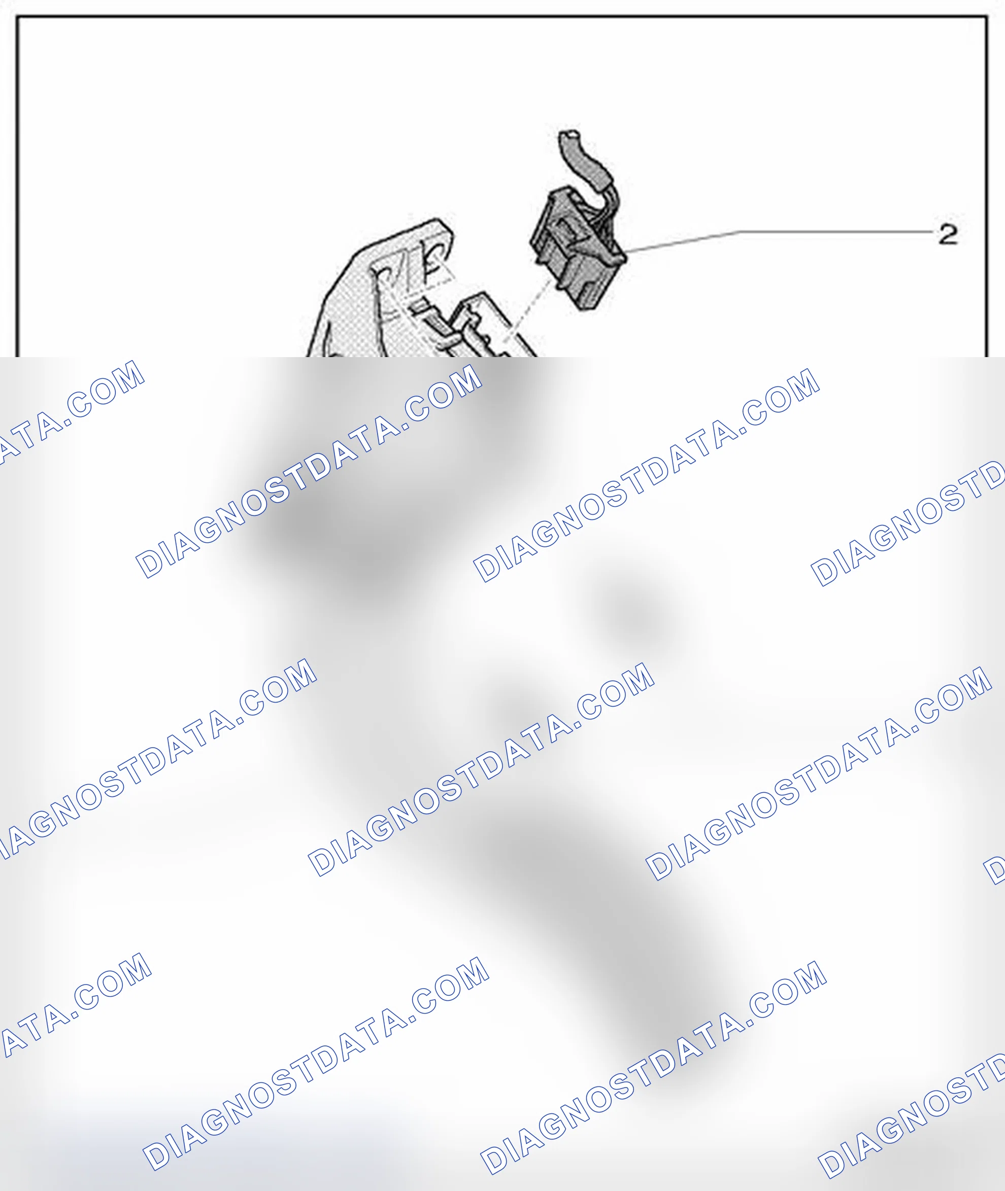 Scheme 95: Accelerator pedal module, assembly overview