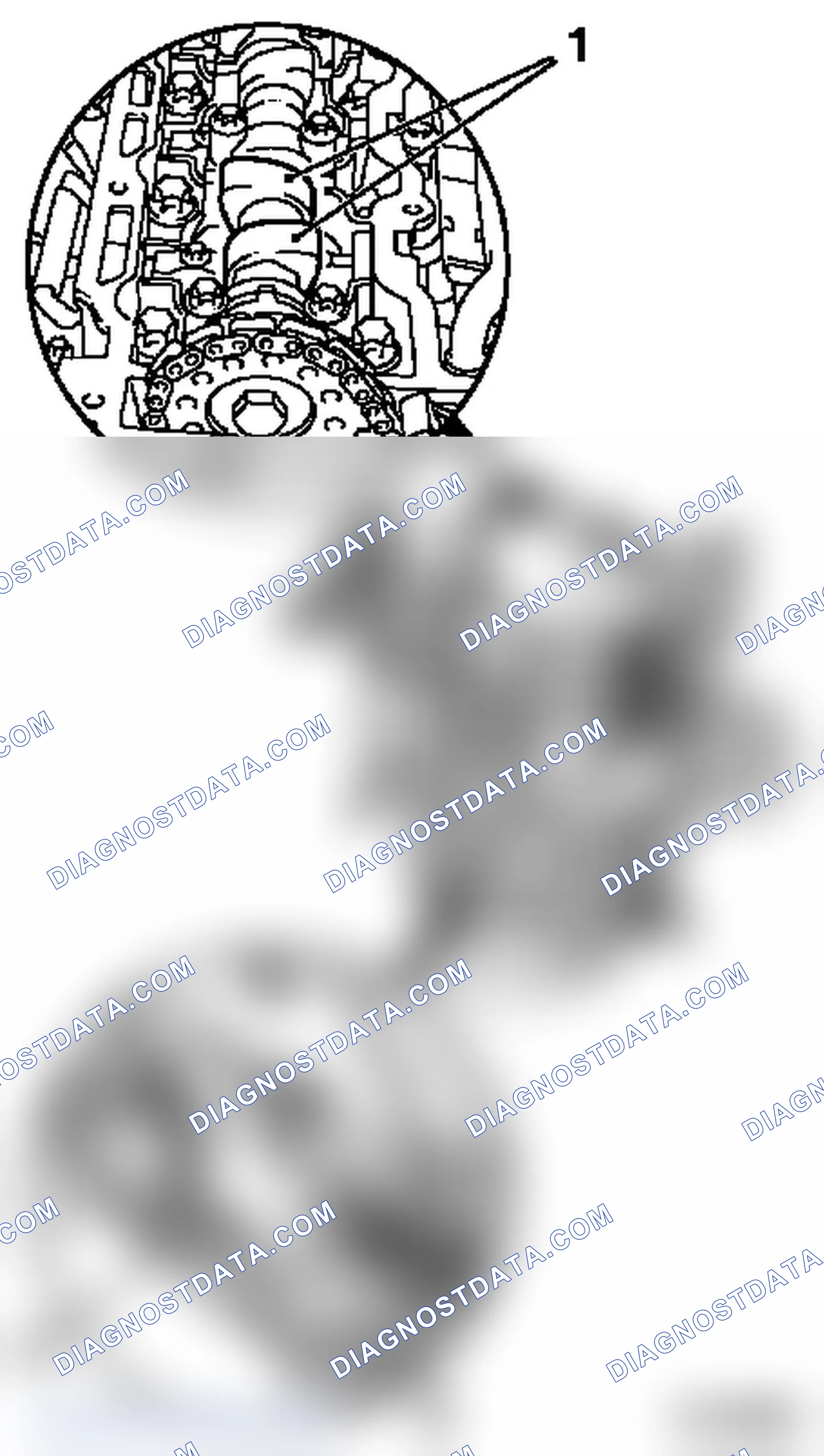 Engine, Lock at 1st Cylinder TDC (Check Engine Timing)