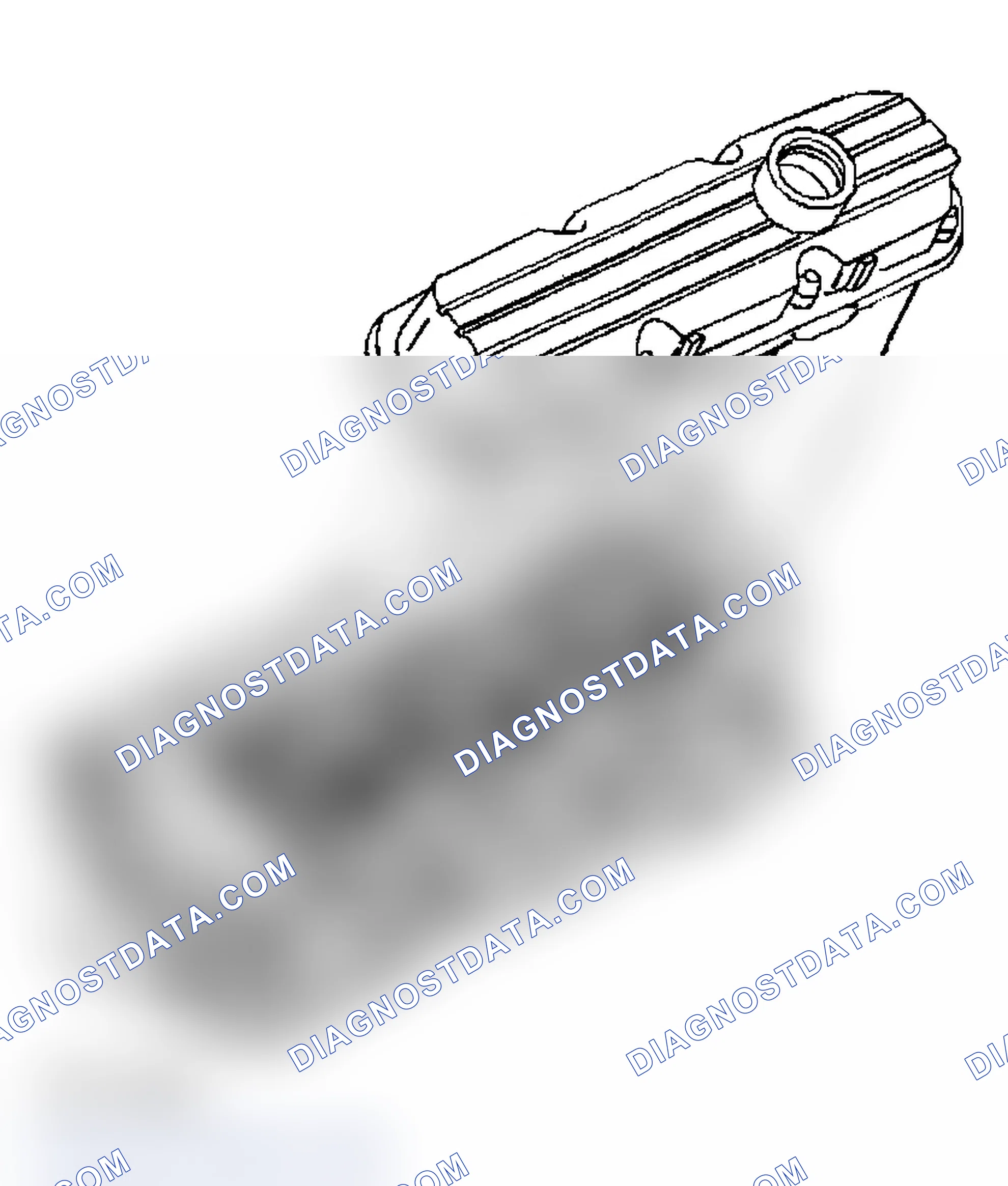 Scheme 184: Valve Rocker Arm Cover Removal - Left