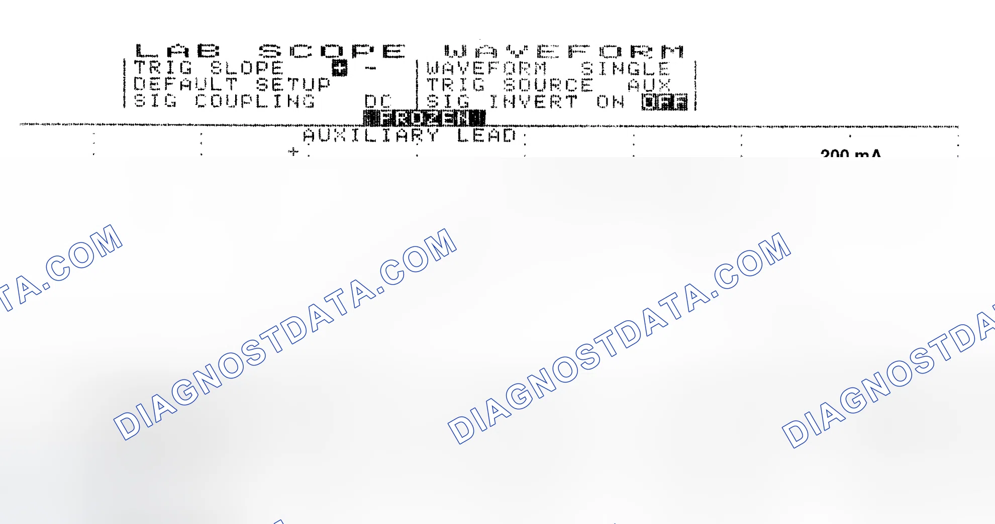 Scheme 13: Single Injector w/Normal Current Flow - Current Pattern