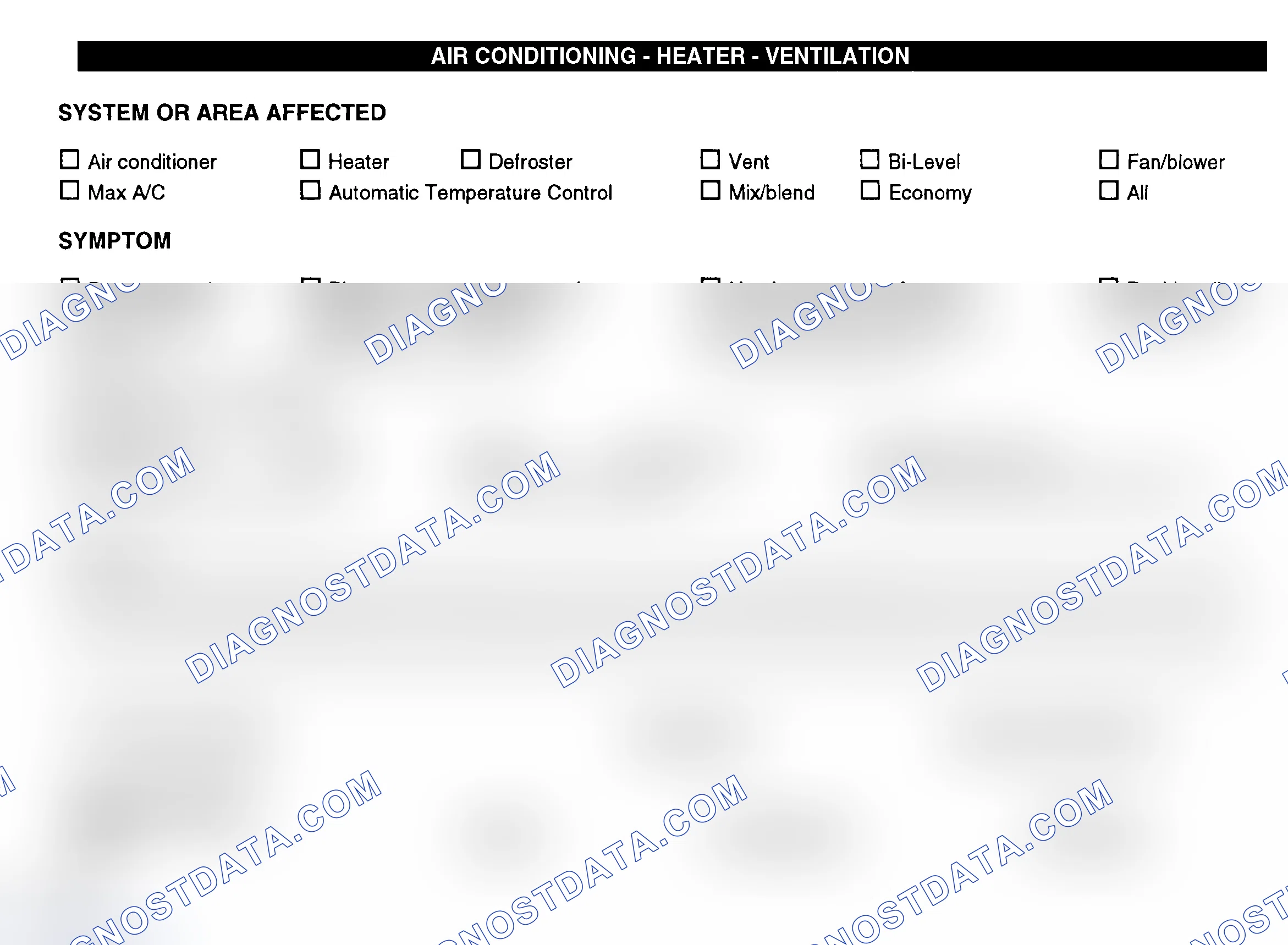 Scheme 8: Air Conditioning, Heater & Ventilation
