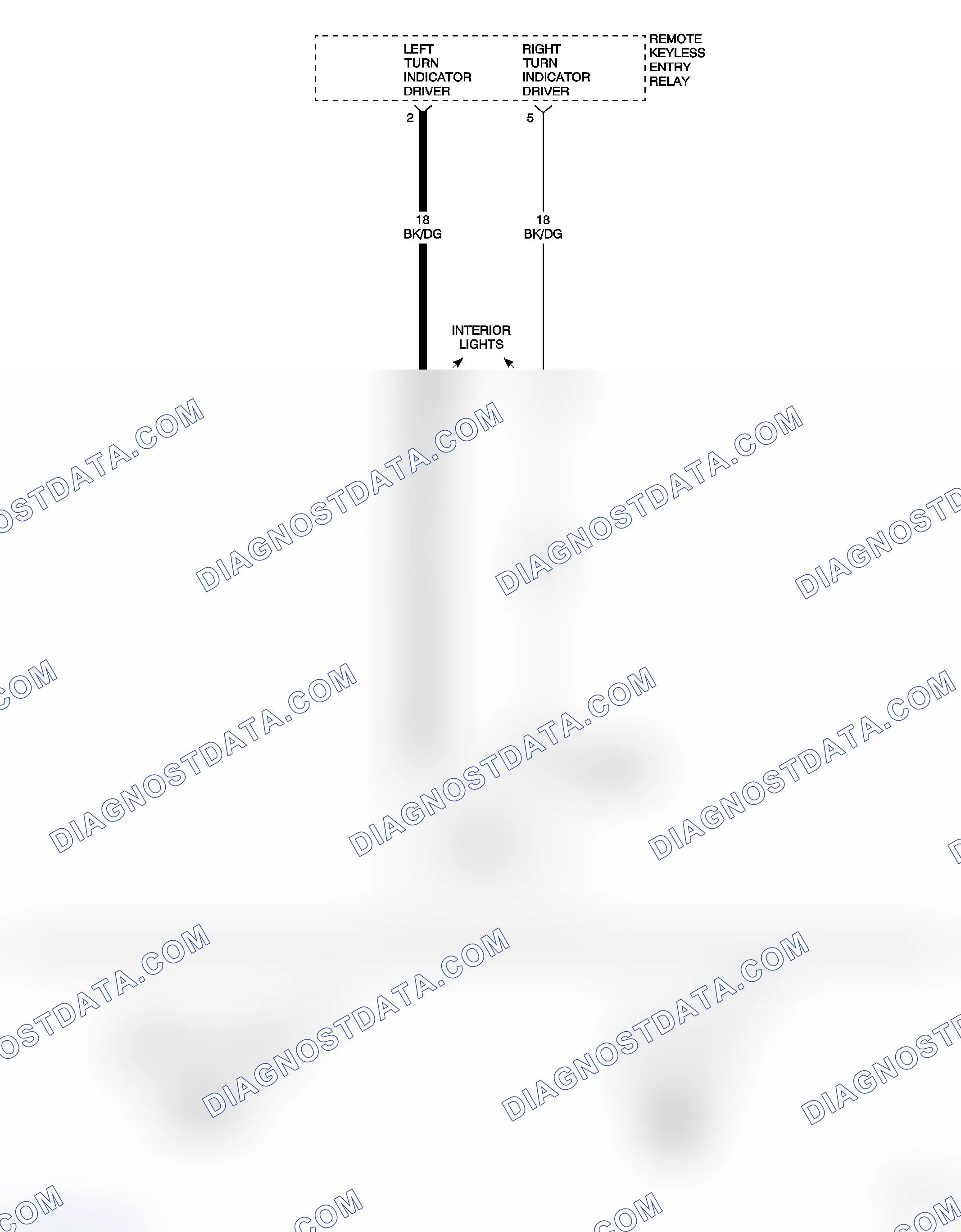 Scheme 554: *LEFT TURN SIGNAL INDICATOR INOPERATIVE