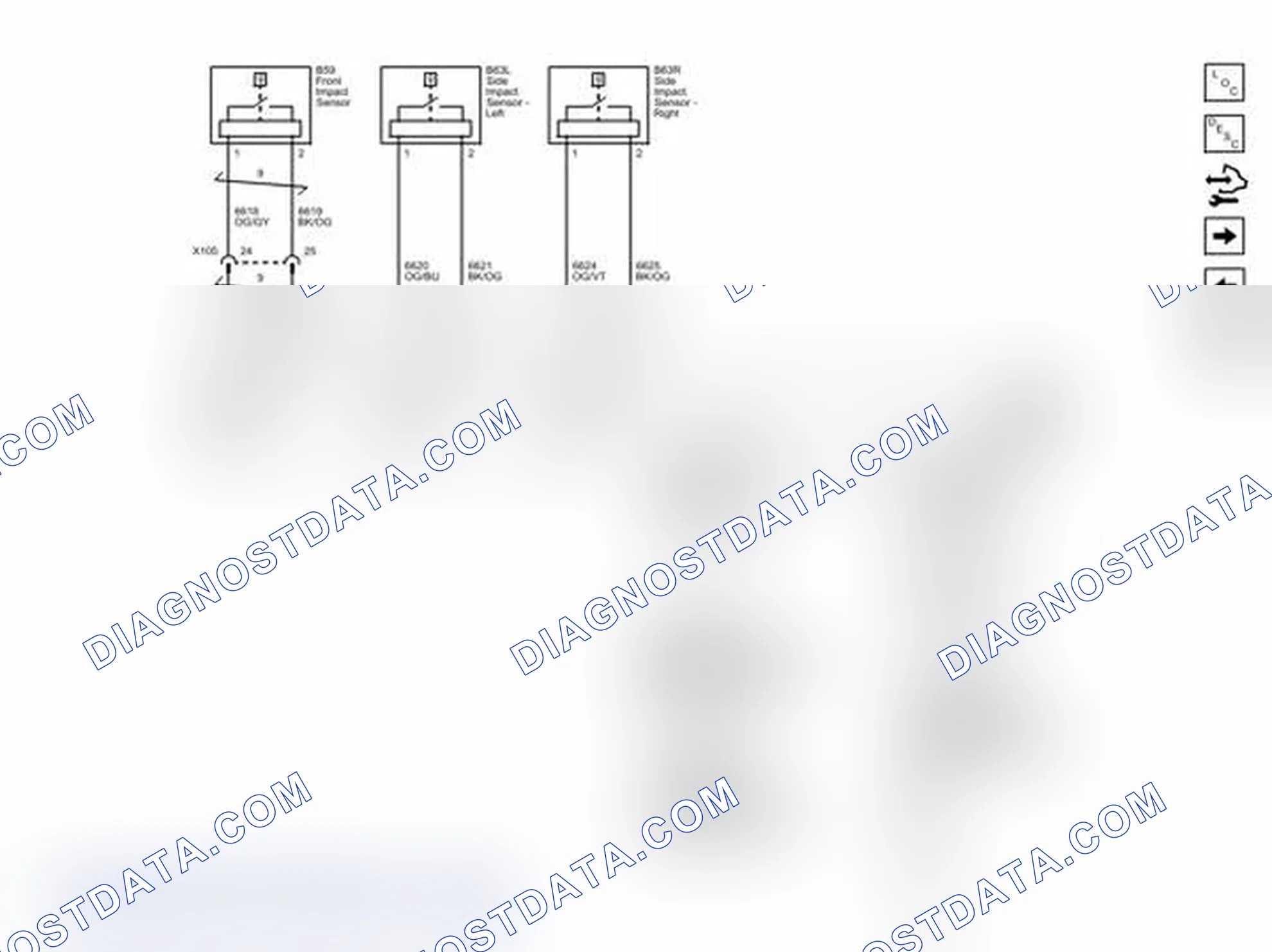 Scheme 3: Front Air Bags, and Sensors (AJG or AYC)