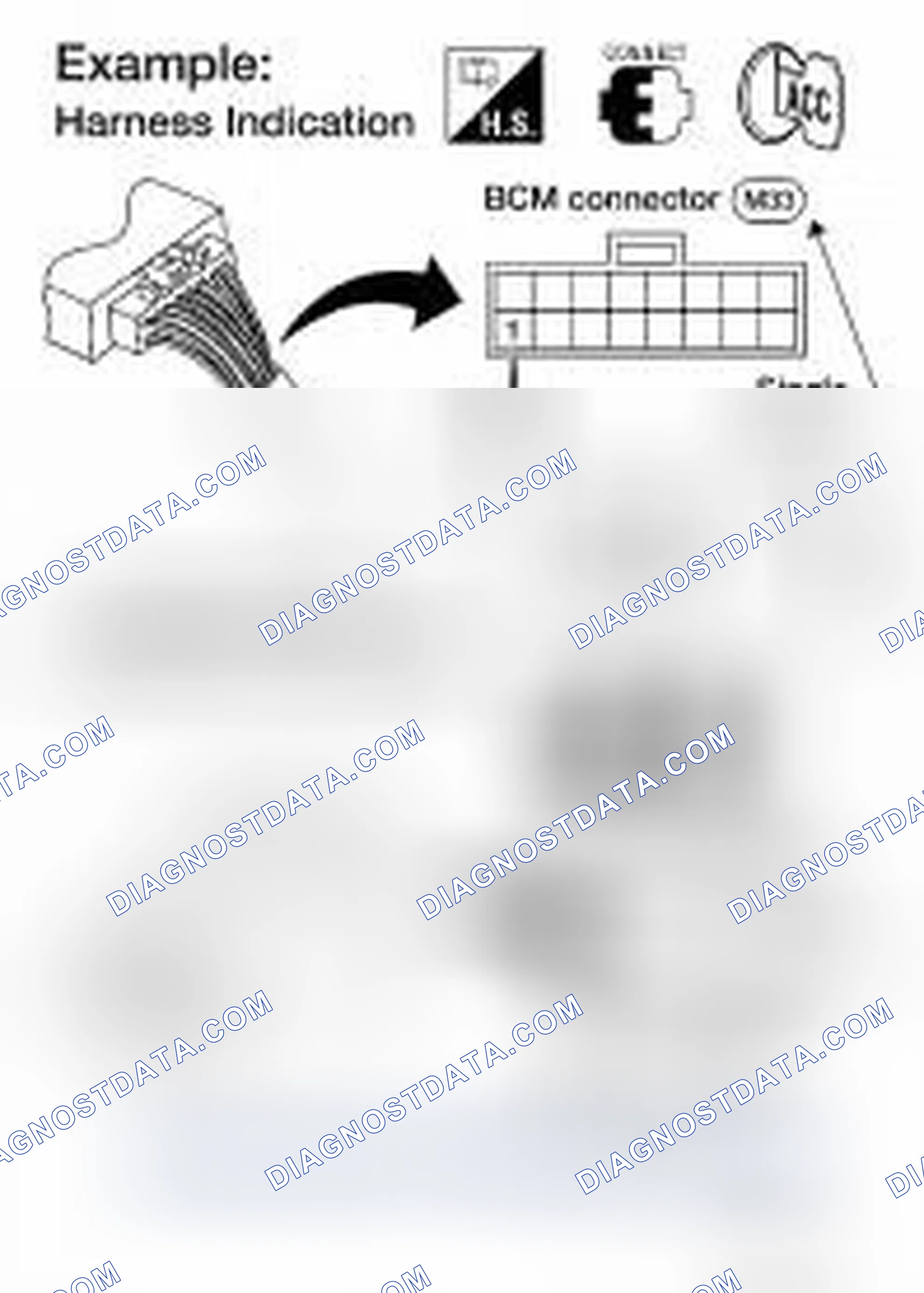 Scheme 25: HARNESS WIRE COLOR AND CONNECTOR NUMBER INDICATION