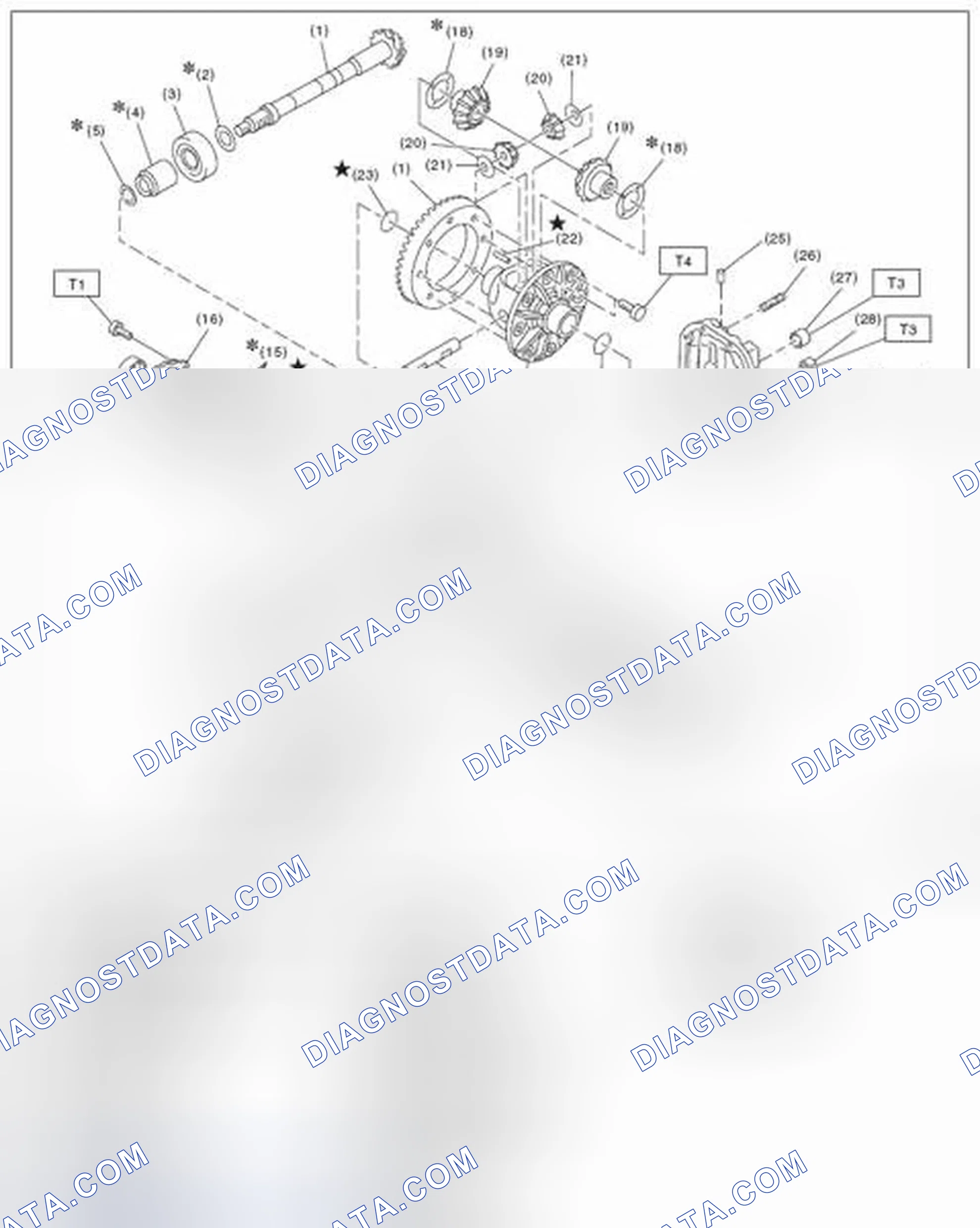 Scheme 92: REAR DIFFERENTIAL (T-TYPE)