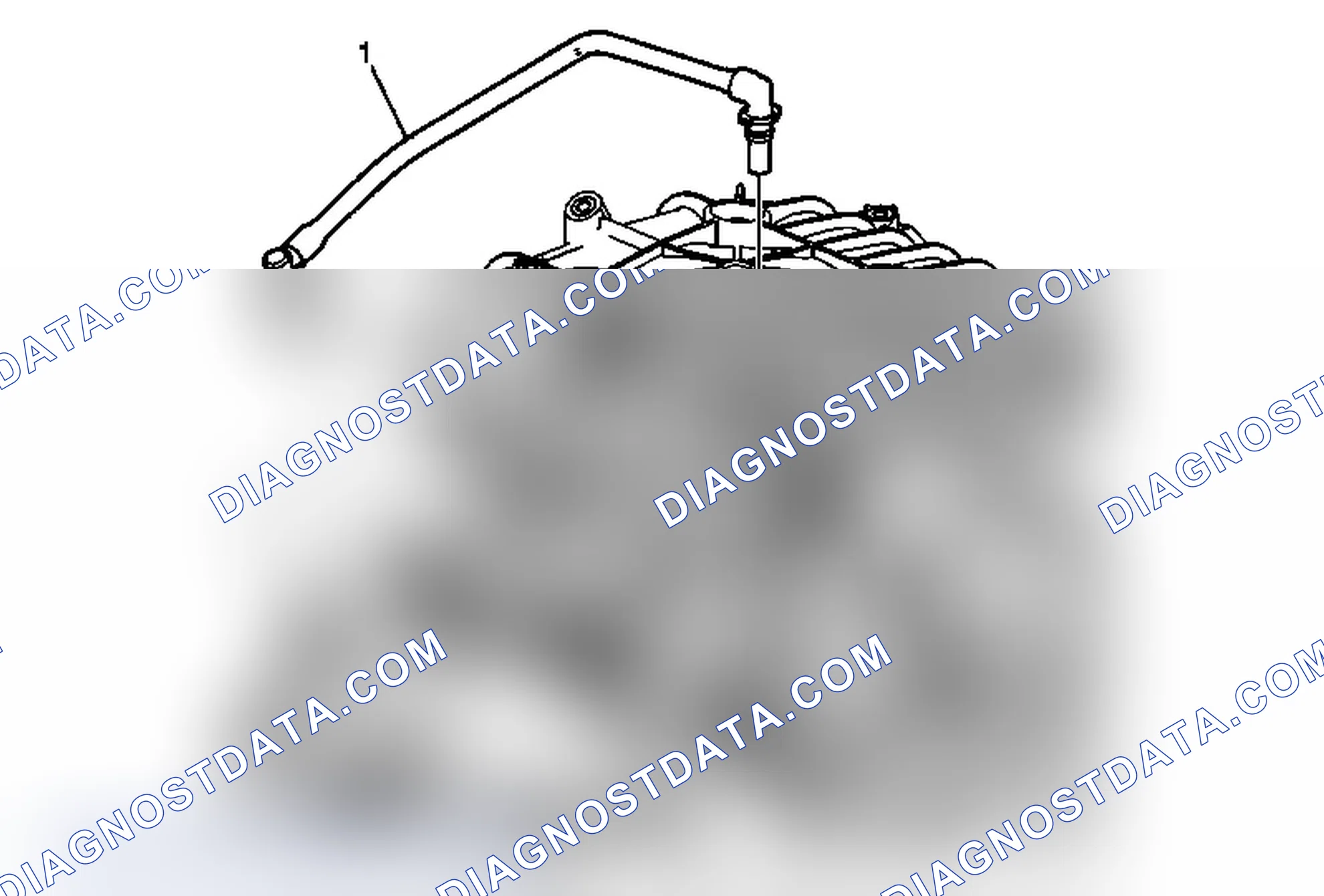 Scheme 95: Positive Crankcase Ventilation Tube Replacement - Rear (LF1, LFW or LFX)