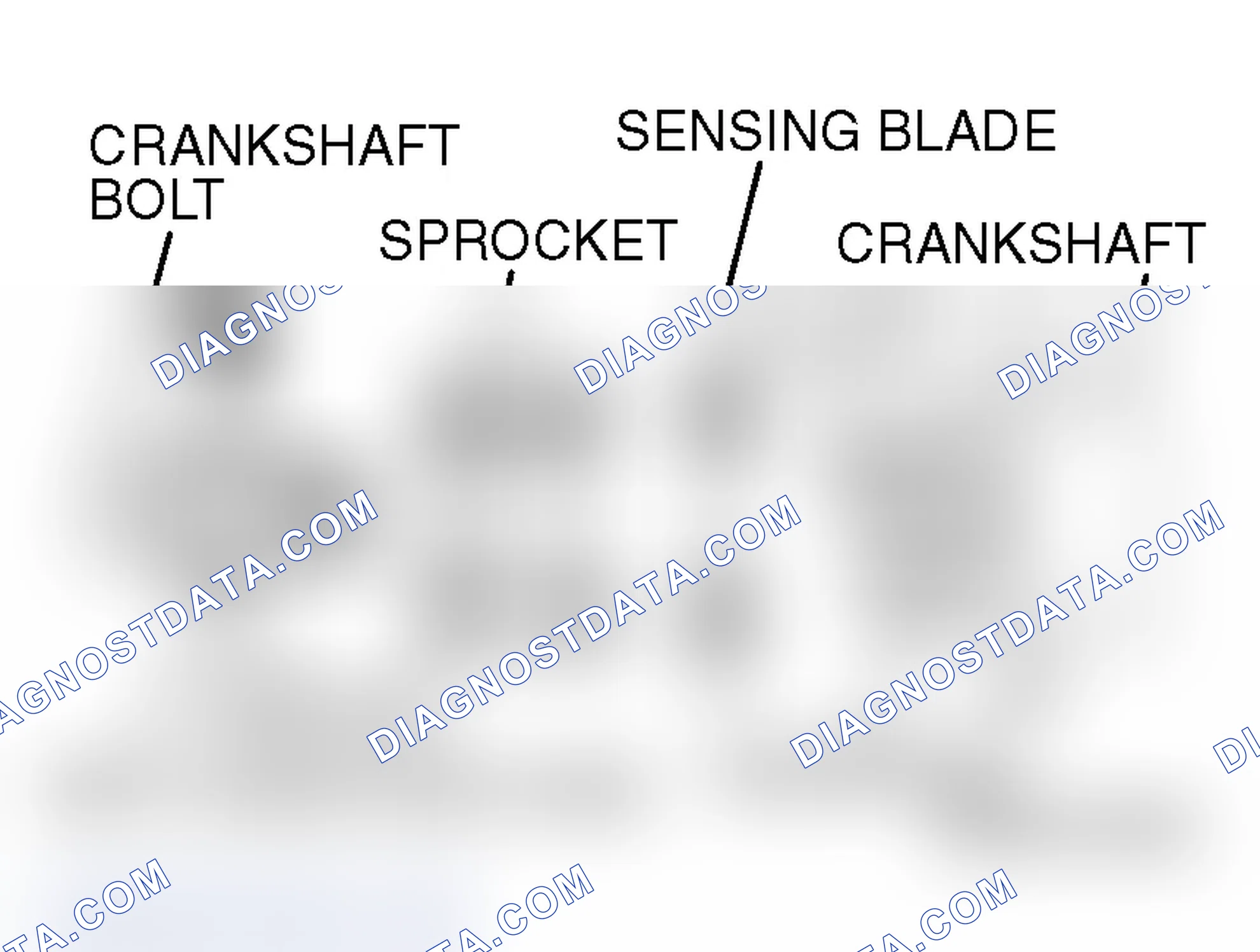 Scheme 402: >>G<< CRANKSHAFT SENSING BLADE/CRANKSHAFT SPROCKET/CRANKSHAFT PULLEY WASHER/CRANKSHAFT BOLT INSTALLA