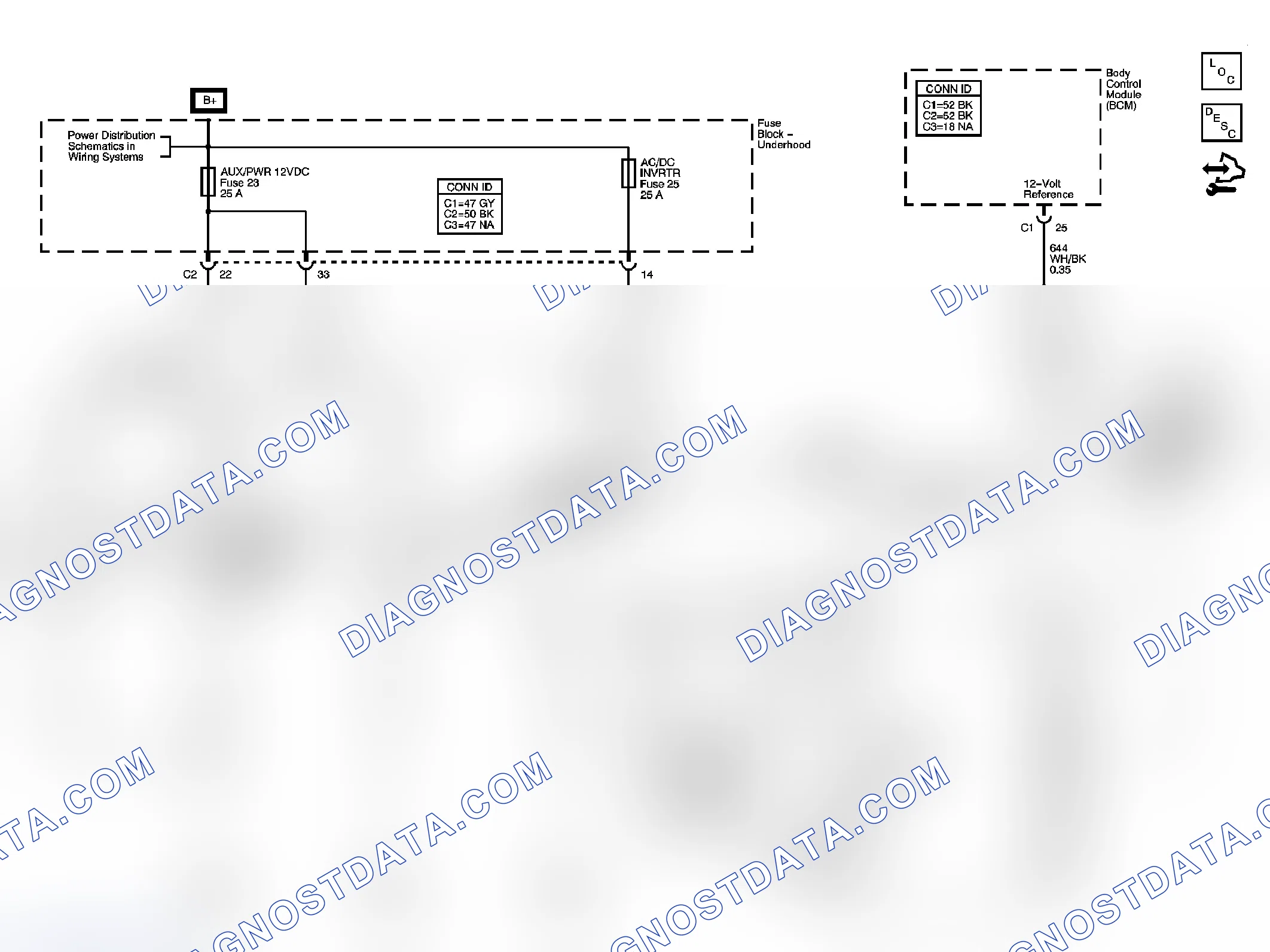 Scheme 83: Cigar Lighter/Auxiliary Outlets Schematics