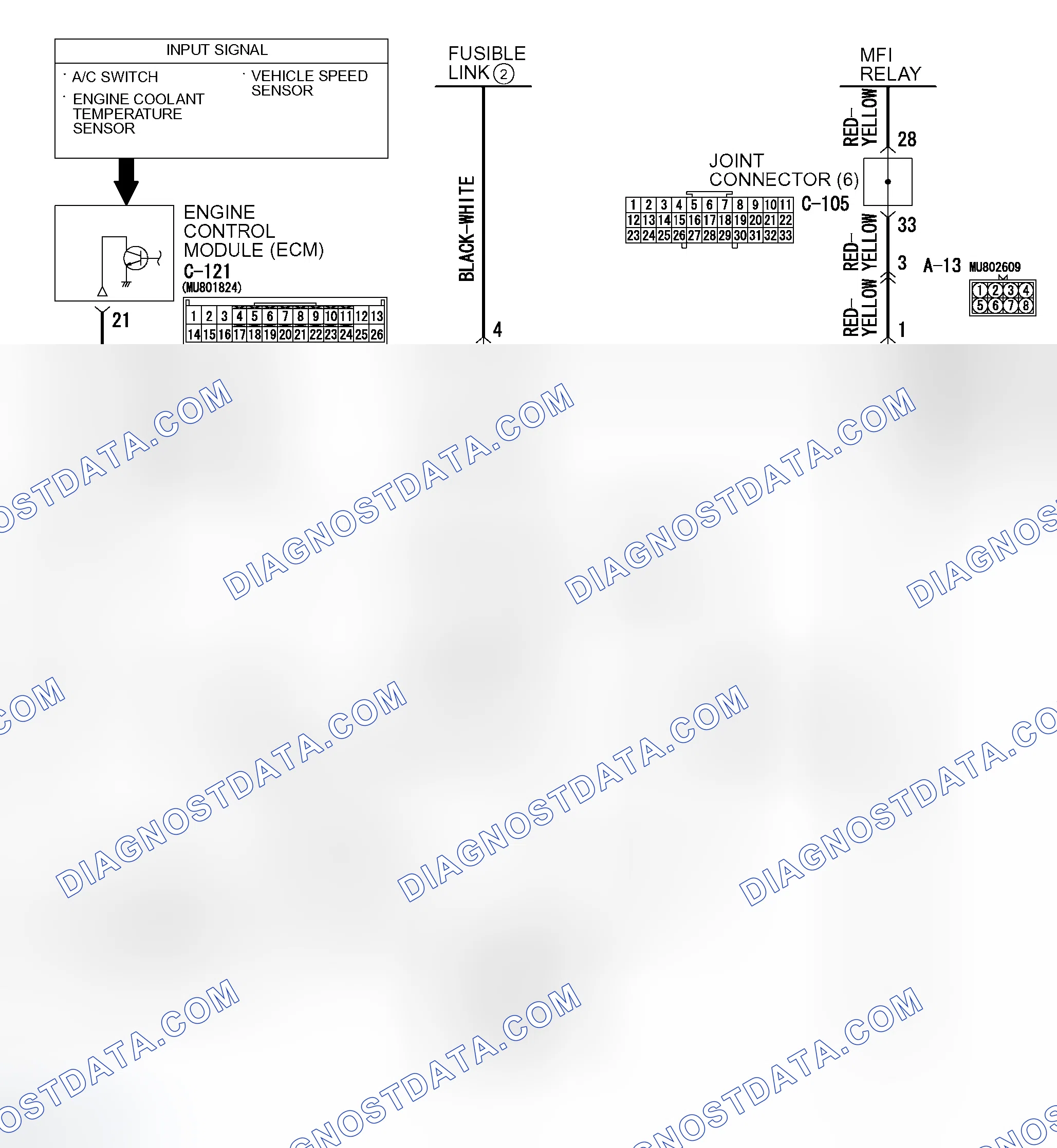 Scheme 9: INSPECTION PROCEDURE 3: Cooling Fan does not Operate