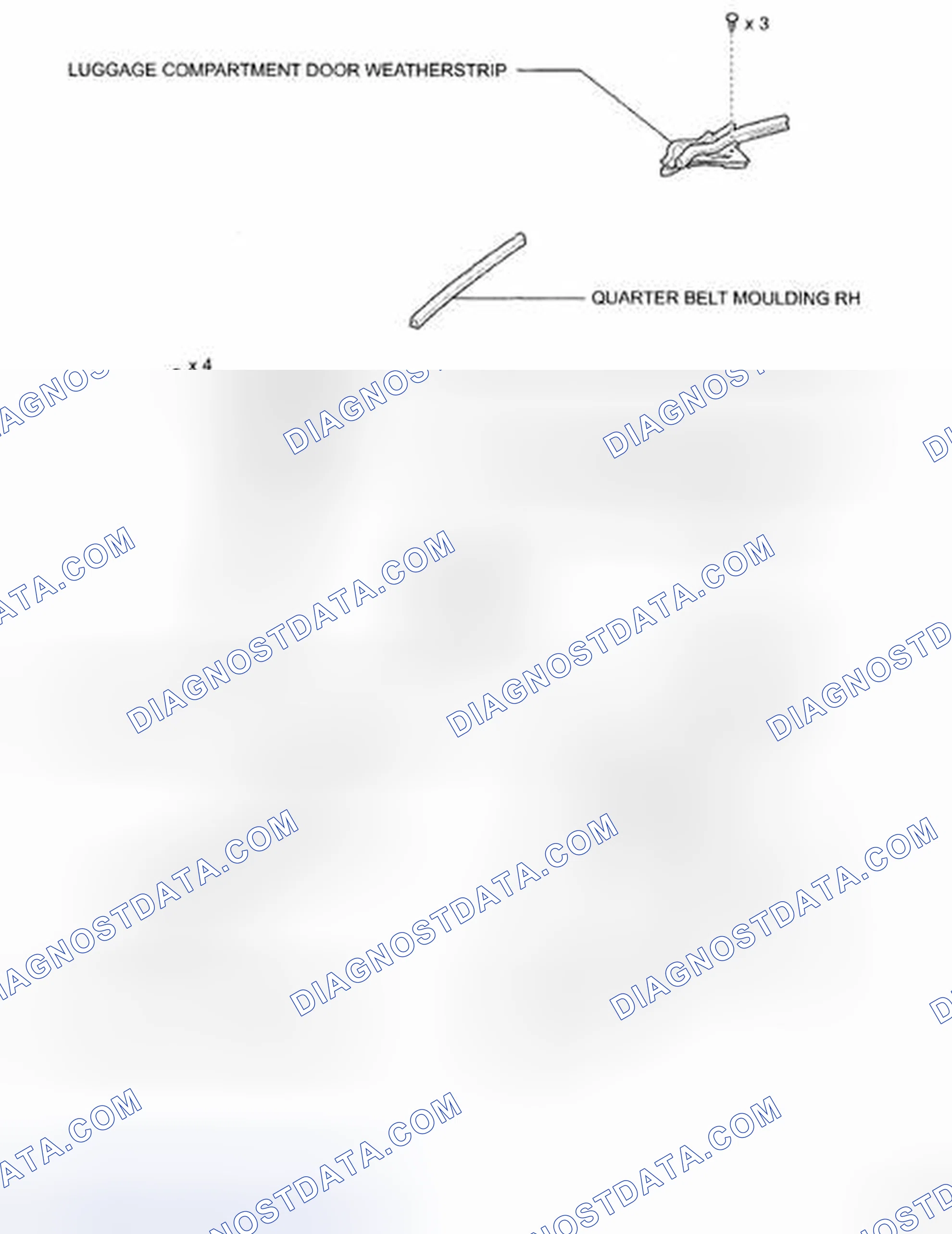 Scheme 65: Identifying Quarter Window Glass Components (2 Of 3)
