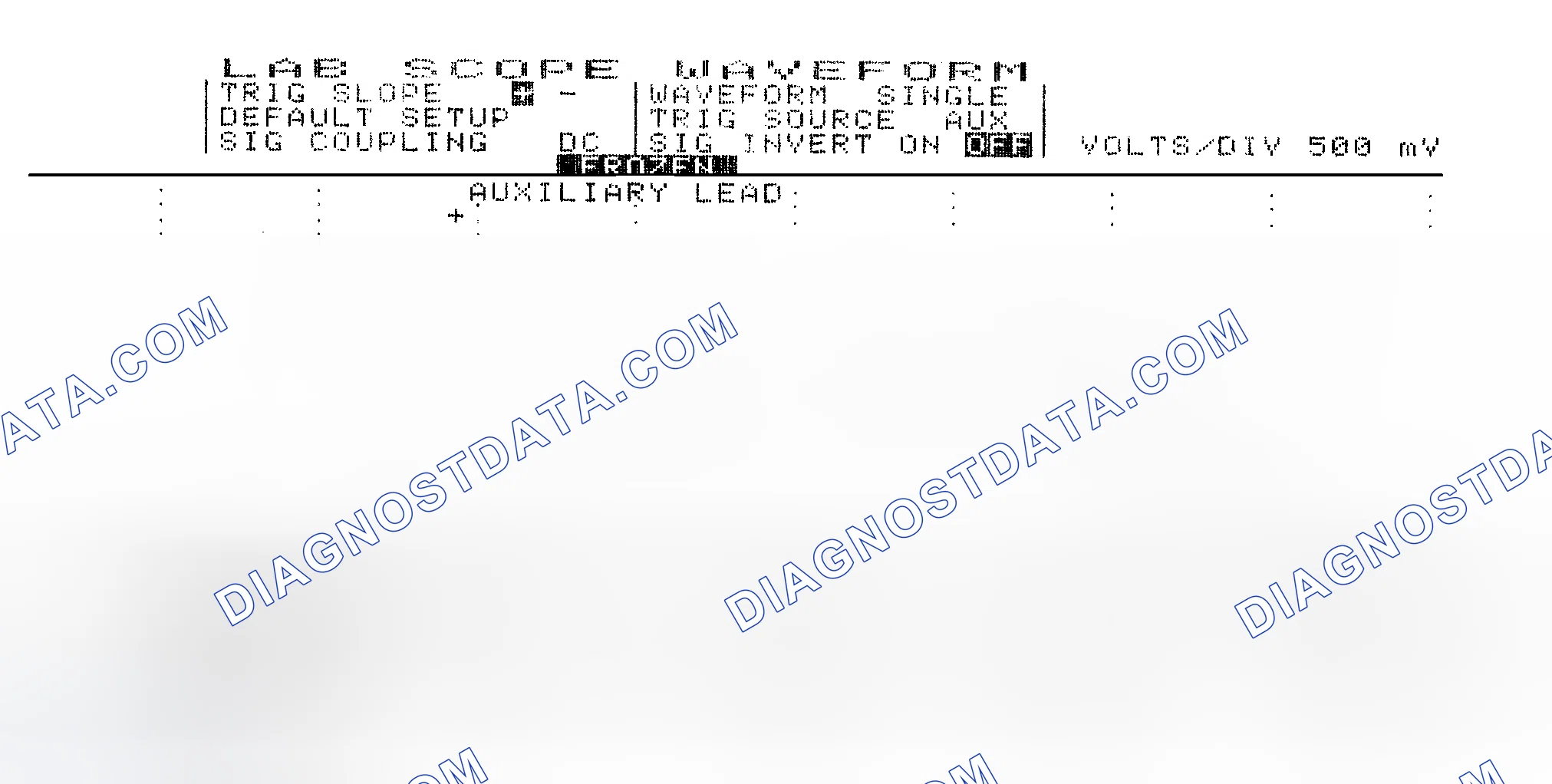 Scheme 14: Single Injector w/Excessive Current Flow - Current Pattern