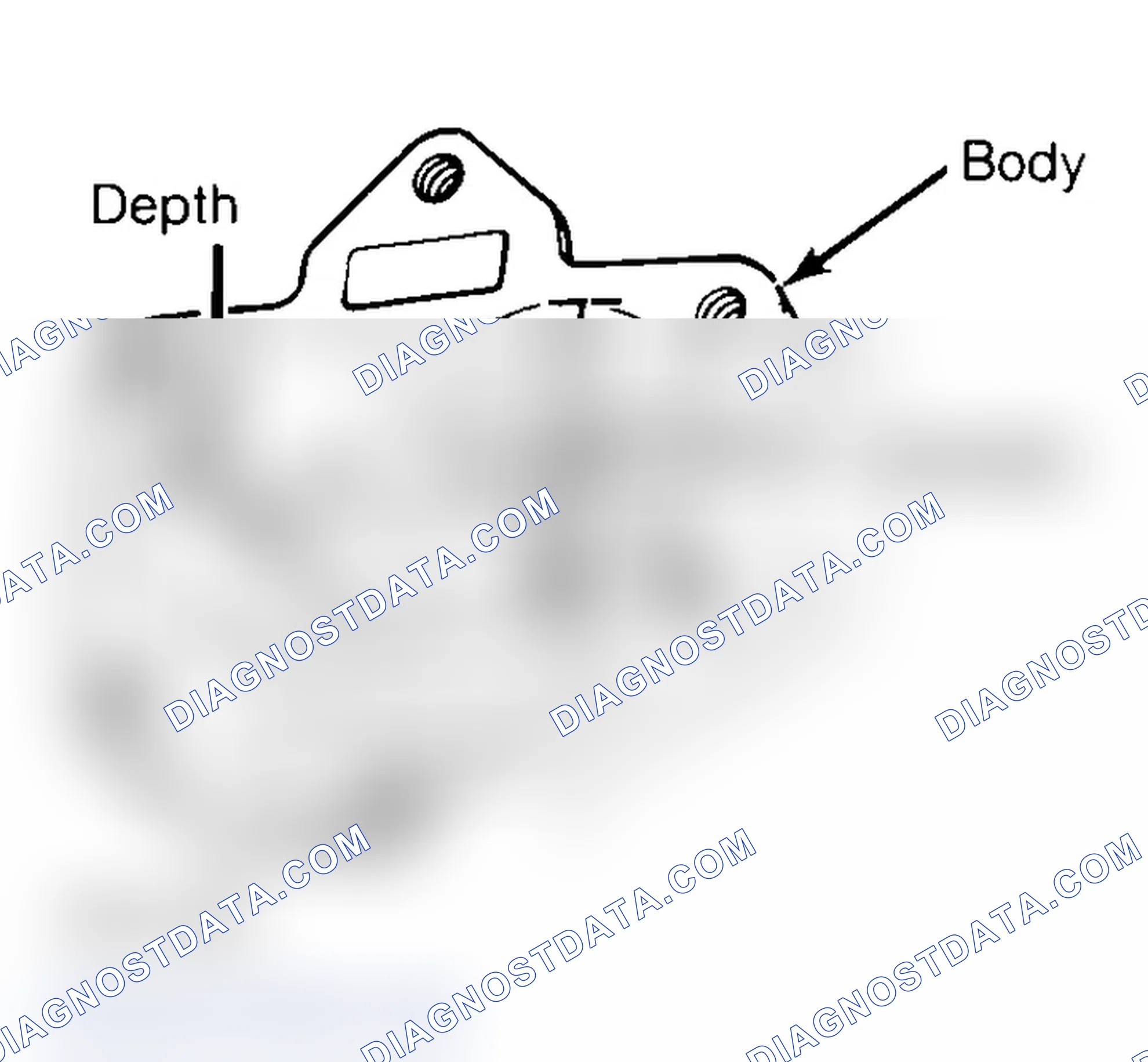 Scheme 35: Measuring Oil Pump Gear Cavity