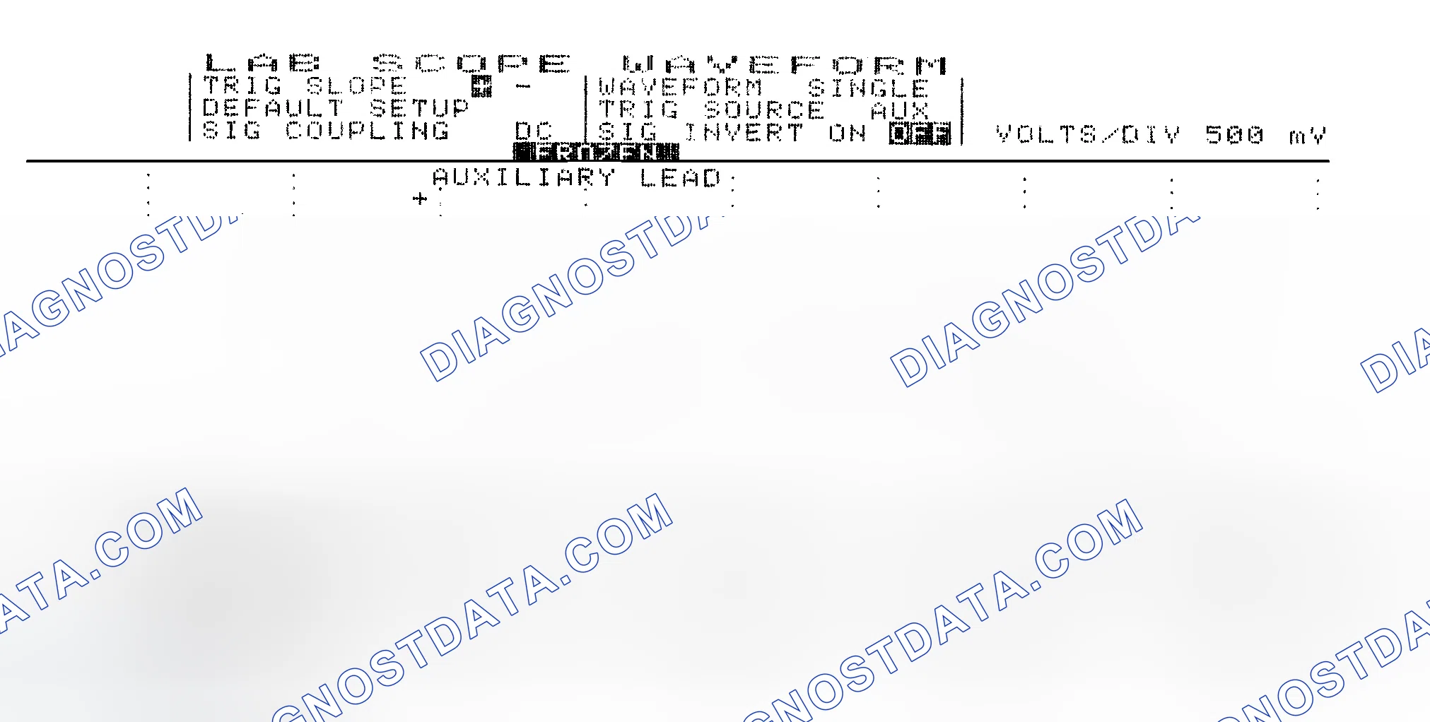 Scheme 14: Single Injector w/Excessive Current Flow - Current Pattern