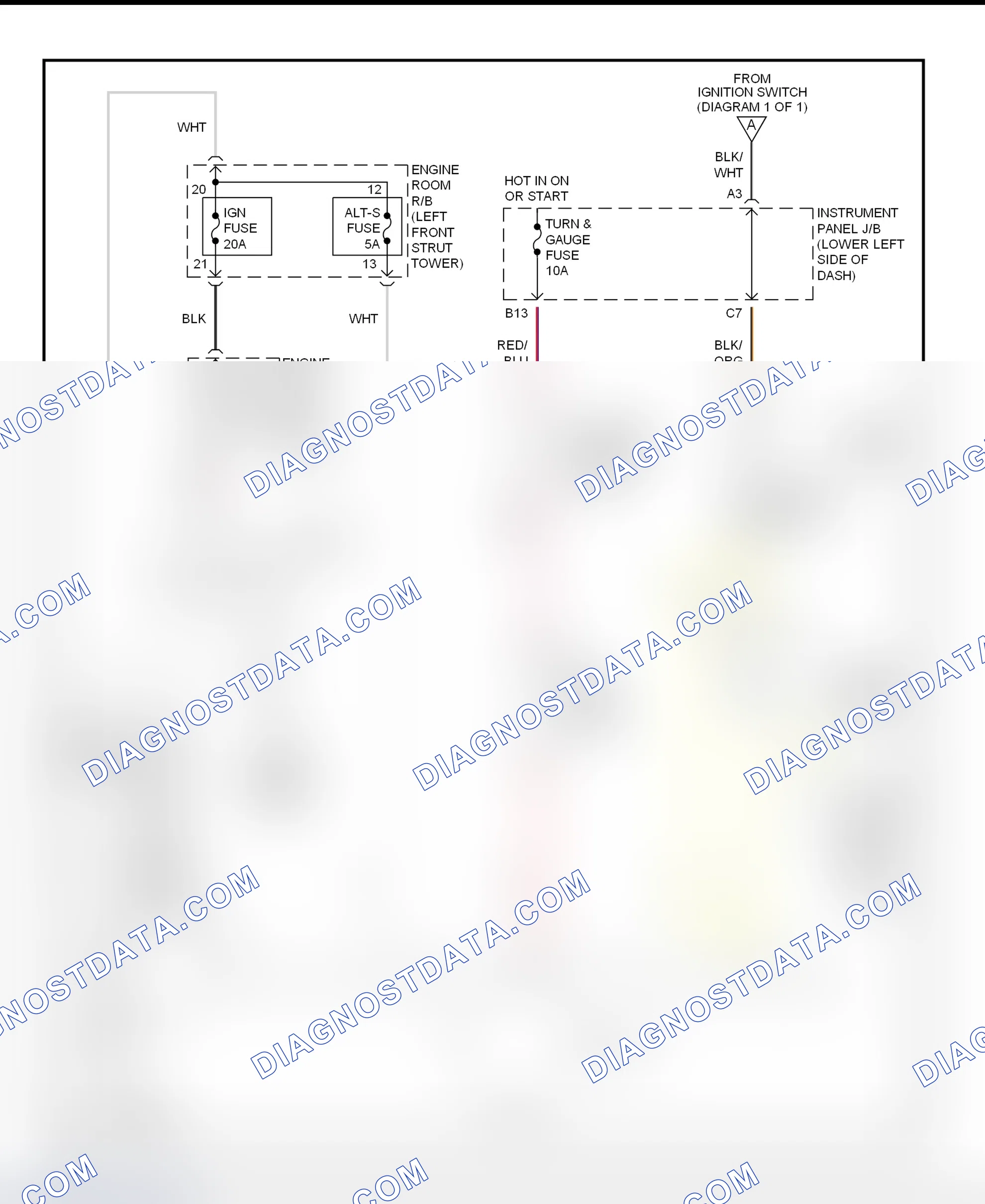 Scheme 16: Charging System Wiring Diagram (RAV4)