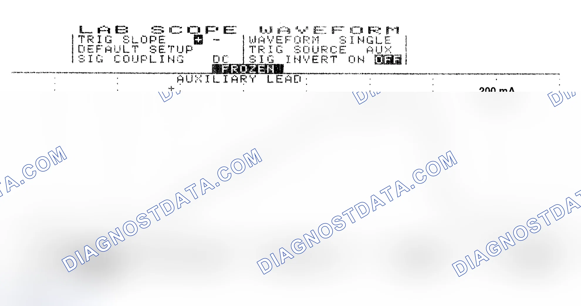 Scheme 13: Single Injector w/Normal Current Flow - Current Pattern