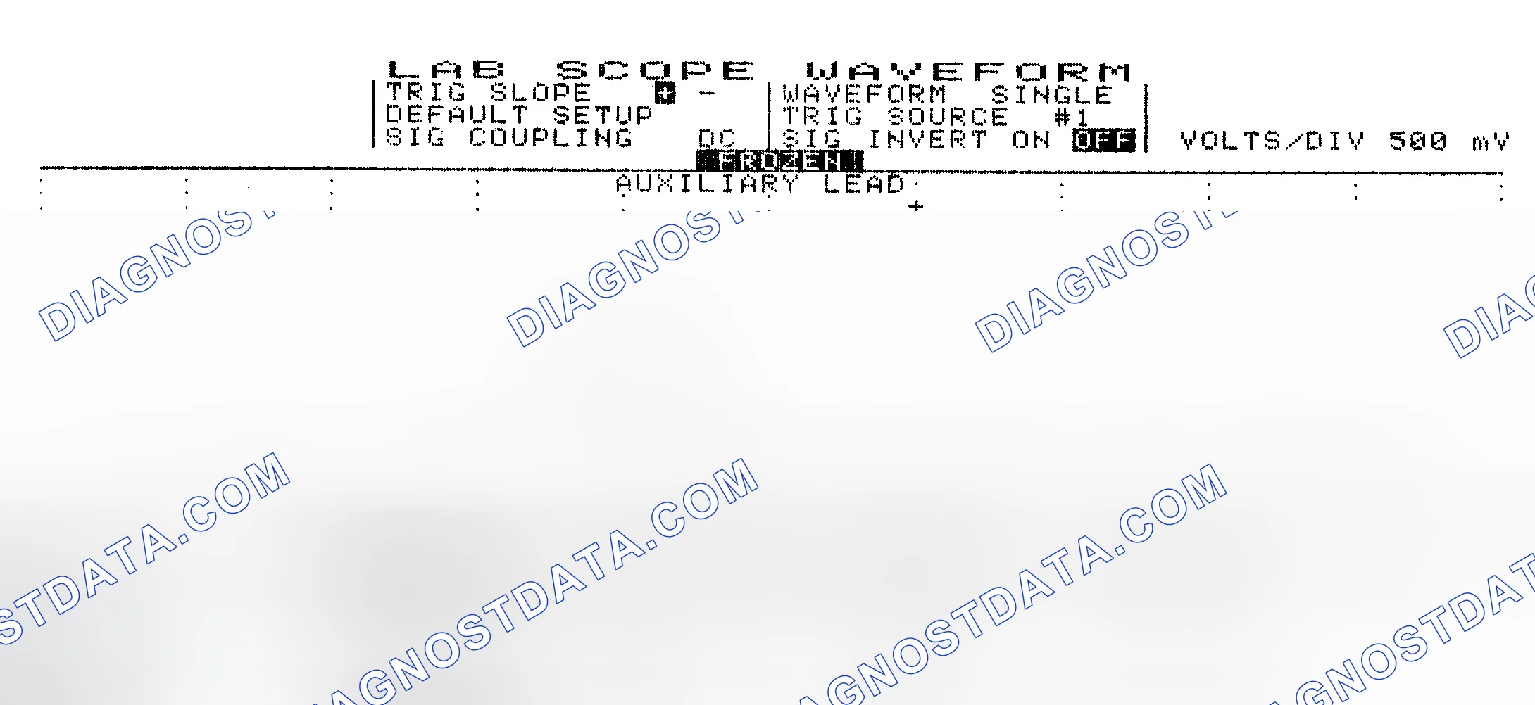 Scheme 10: Single Injector w/Excessive Current Flow - Current Pattern