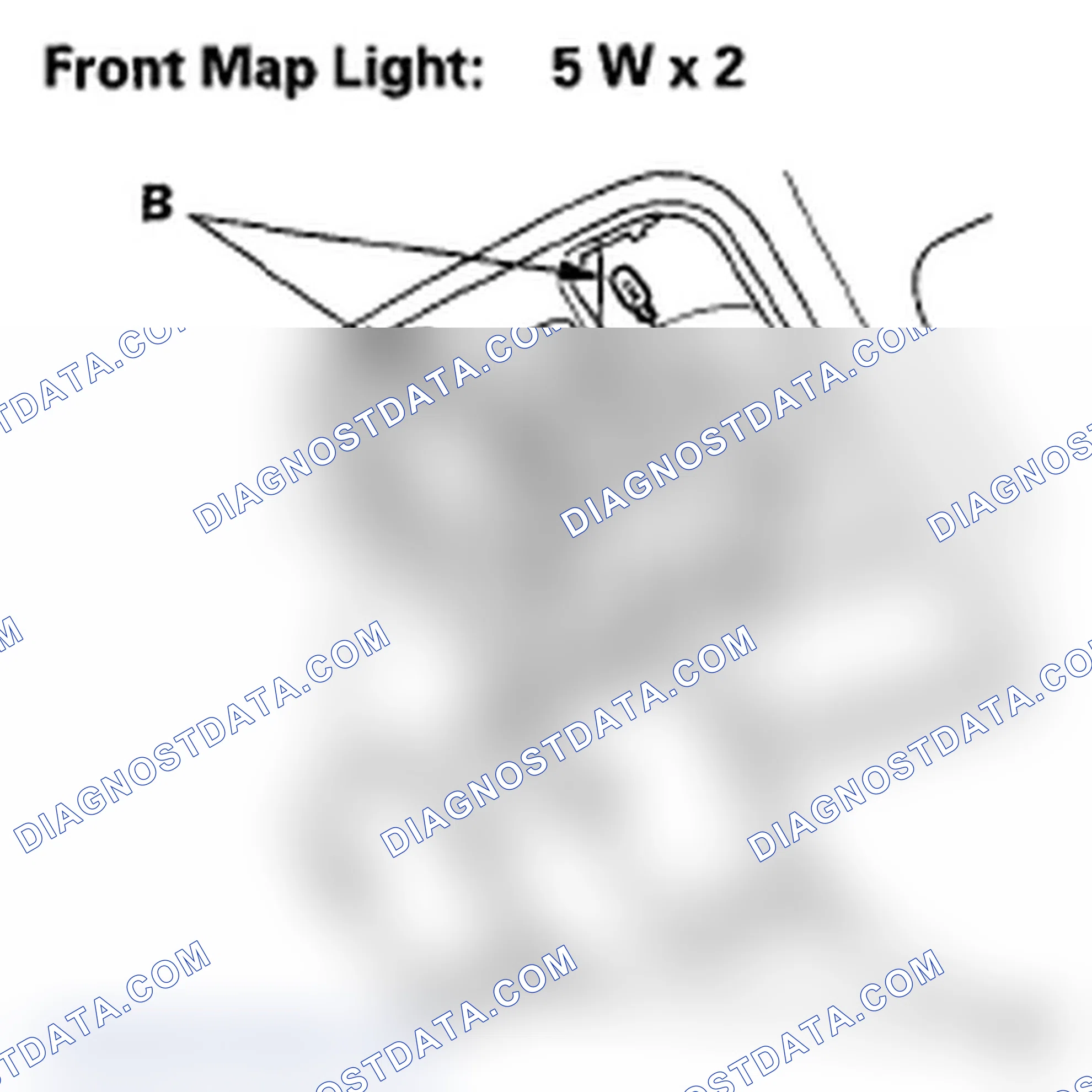 Scheme 8: Front Individual Map Light Replacement