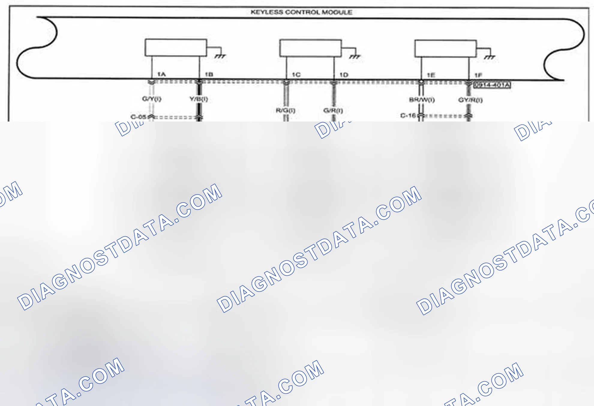 Scheme 230: Keyless Entry System (With Advanced Keyless Entry And Start System) Wiring Diagram - 0914-4d (1 Of 2)