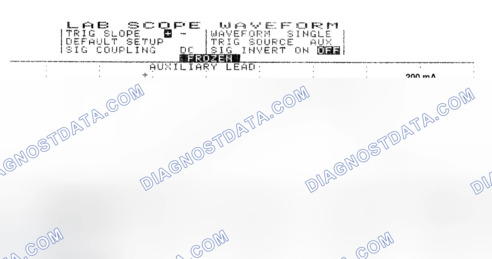 Scheme 13: Single Injector w/Normal Current Flow - Current Pattern