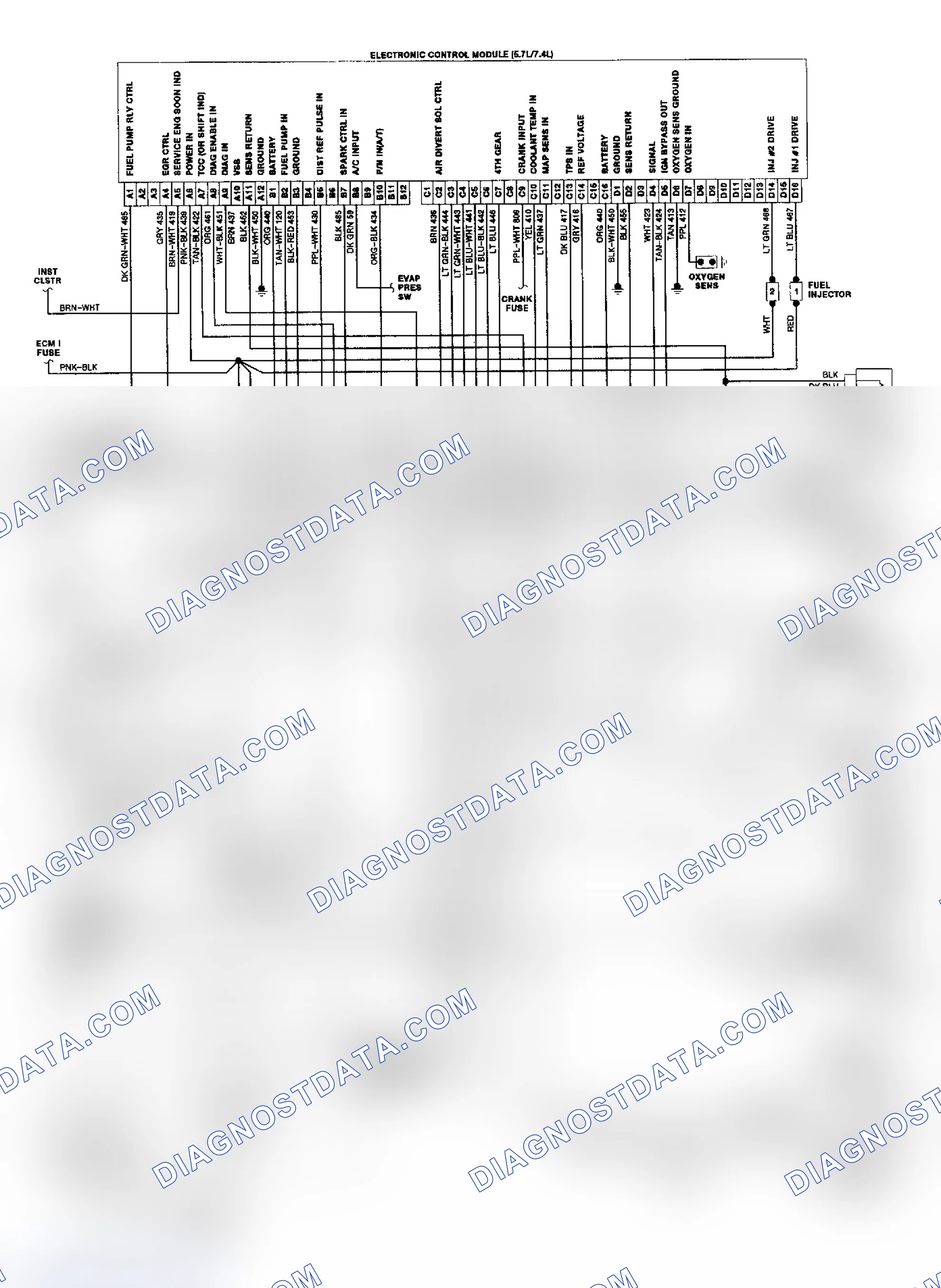 Scheme 23: "R" & "V" Series TBI/CCC Wiring Diagram