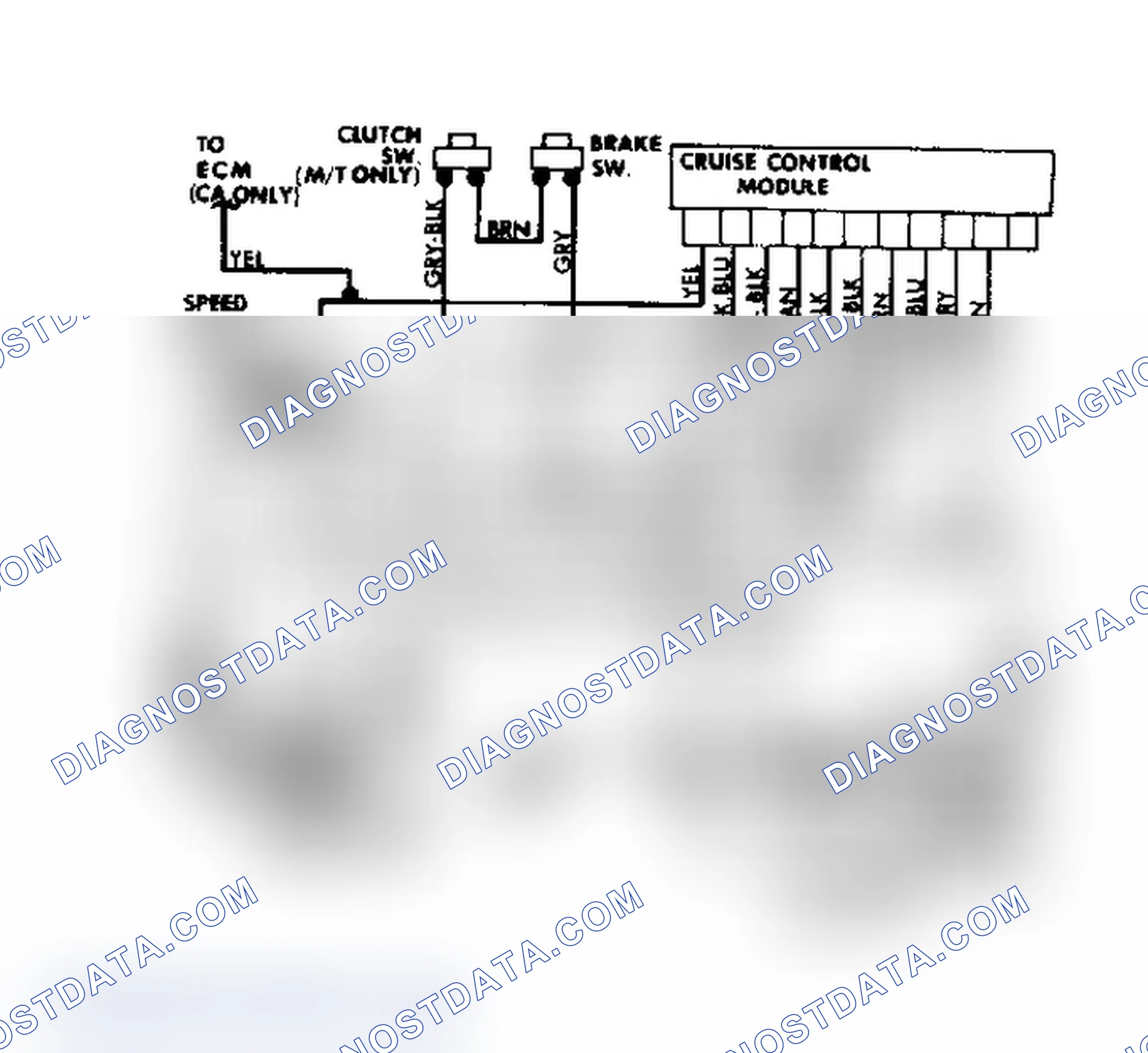 Scheme 4: General Motors Custom Cruise III Wiring Diagram