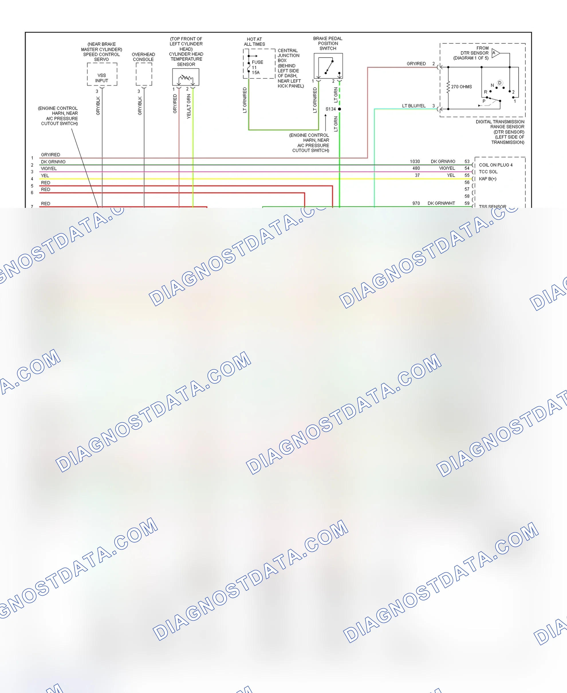 Scheme 40: PCM Wiring Diagram (Econoline - E250 & E350 Super Duty - 5.4L CNG - 5 Of 5)