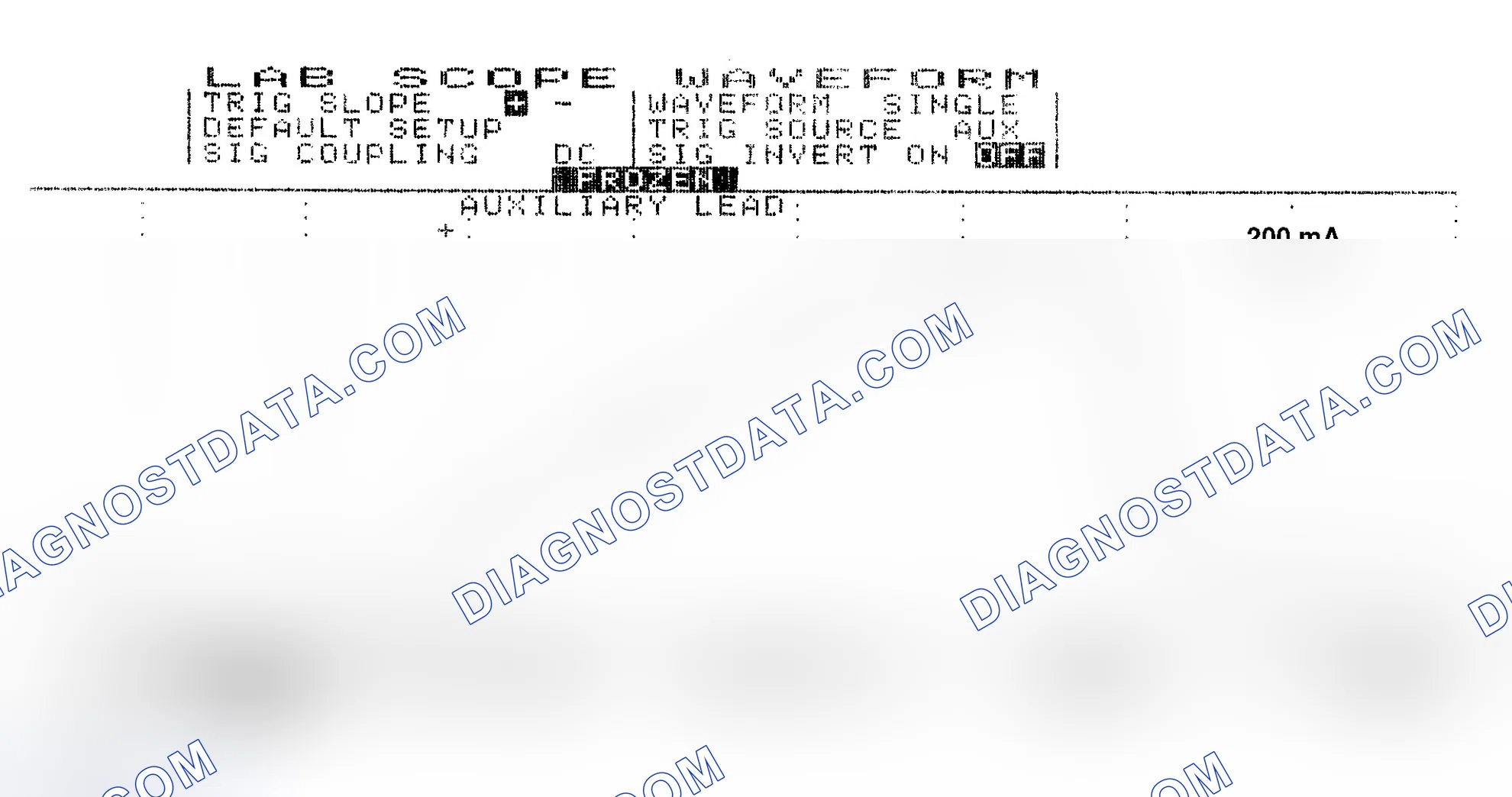 Scheme 13: Single Injector w/Normal Current Flow - Current Pattern