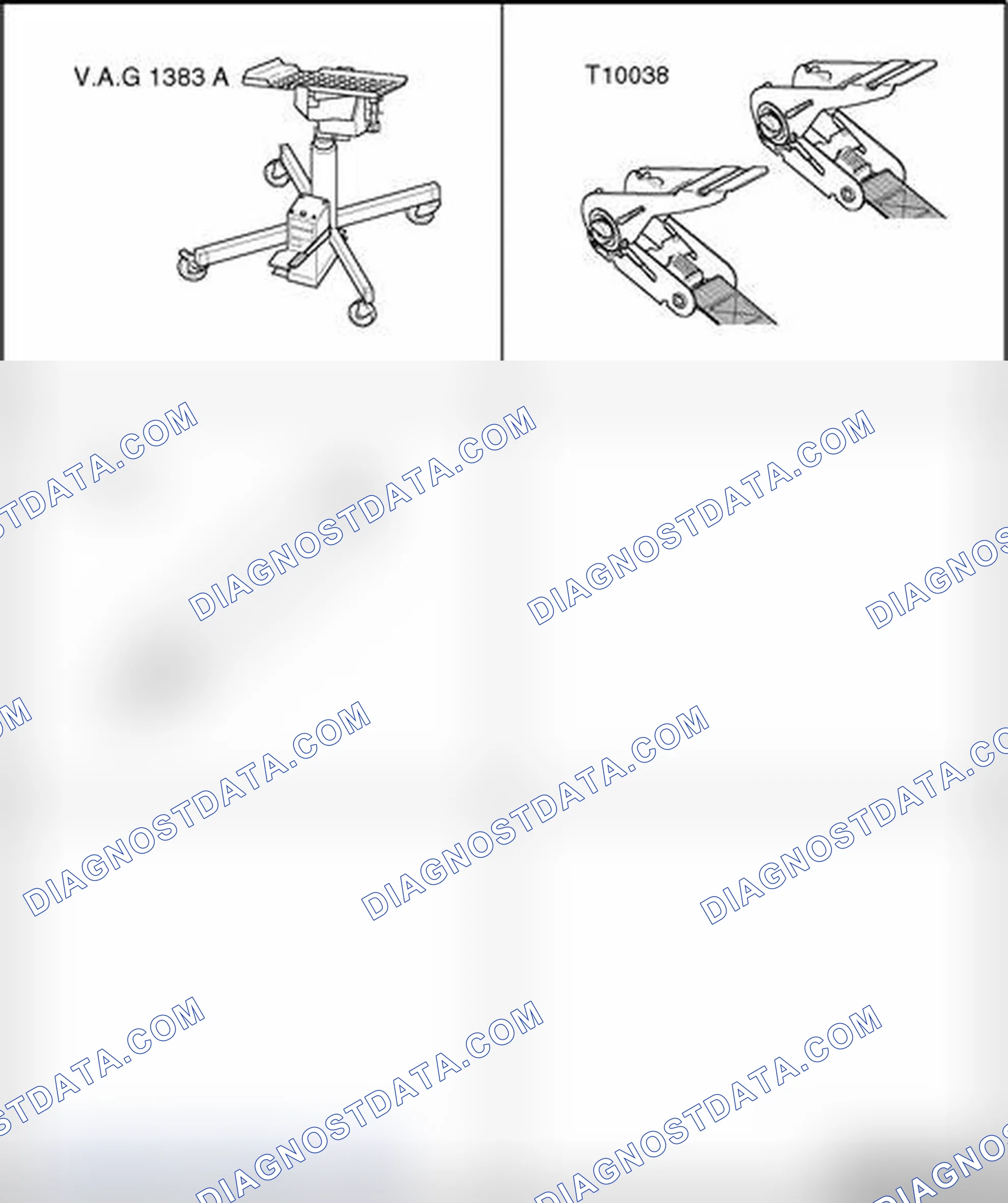 Scheme 11: For vehicles with coil springs, lift wheel suspension in curb weight position