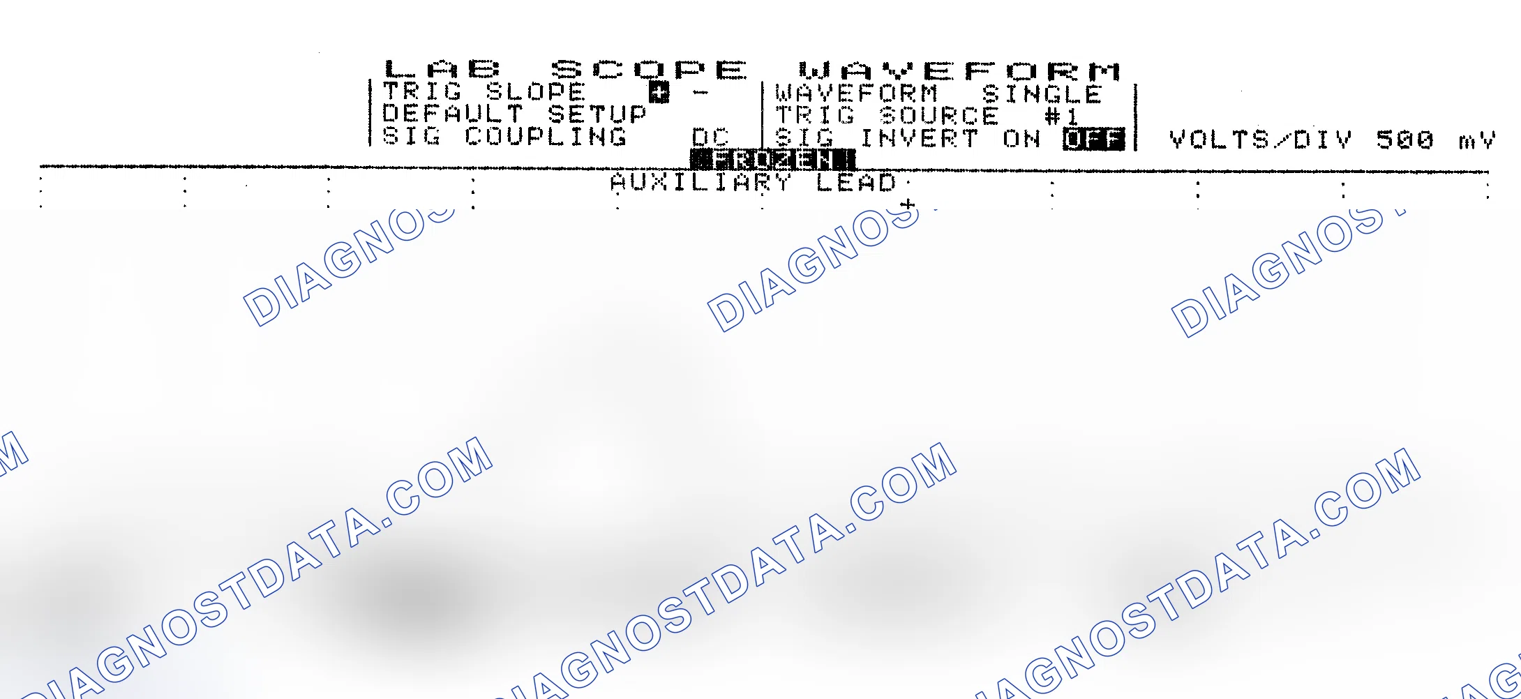 Scheme 10: Single Injector w/Excessive Current Flow - Current Pattern