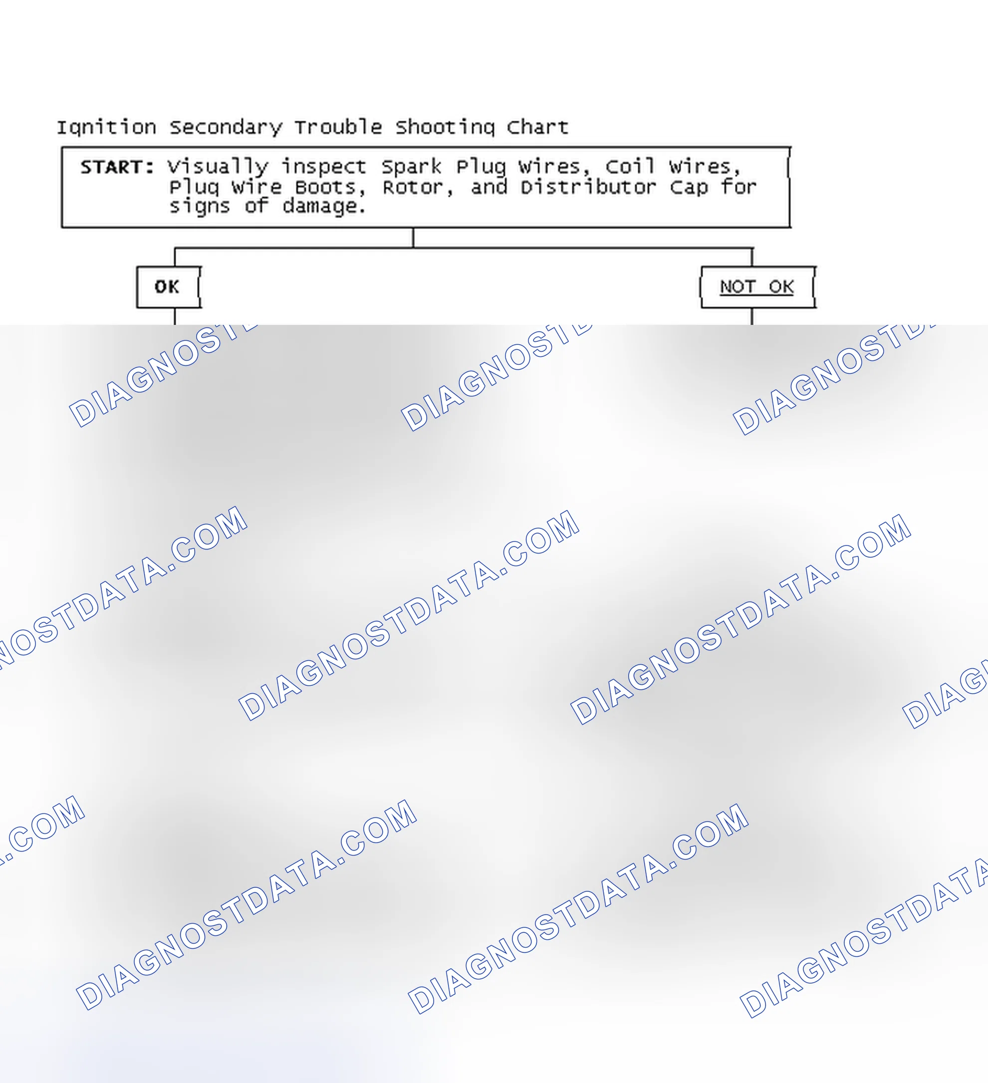 Scheme 1: Ignition Secondary Trouble Shooting Chart