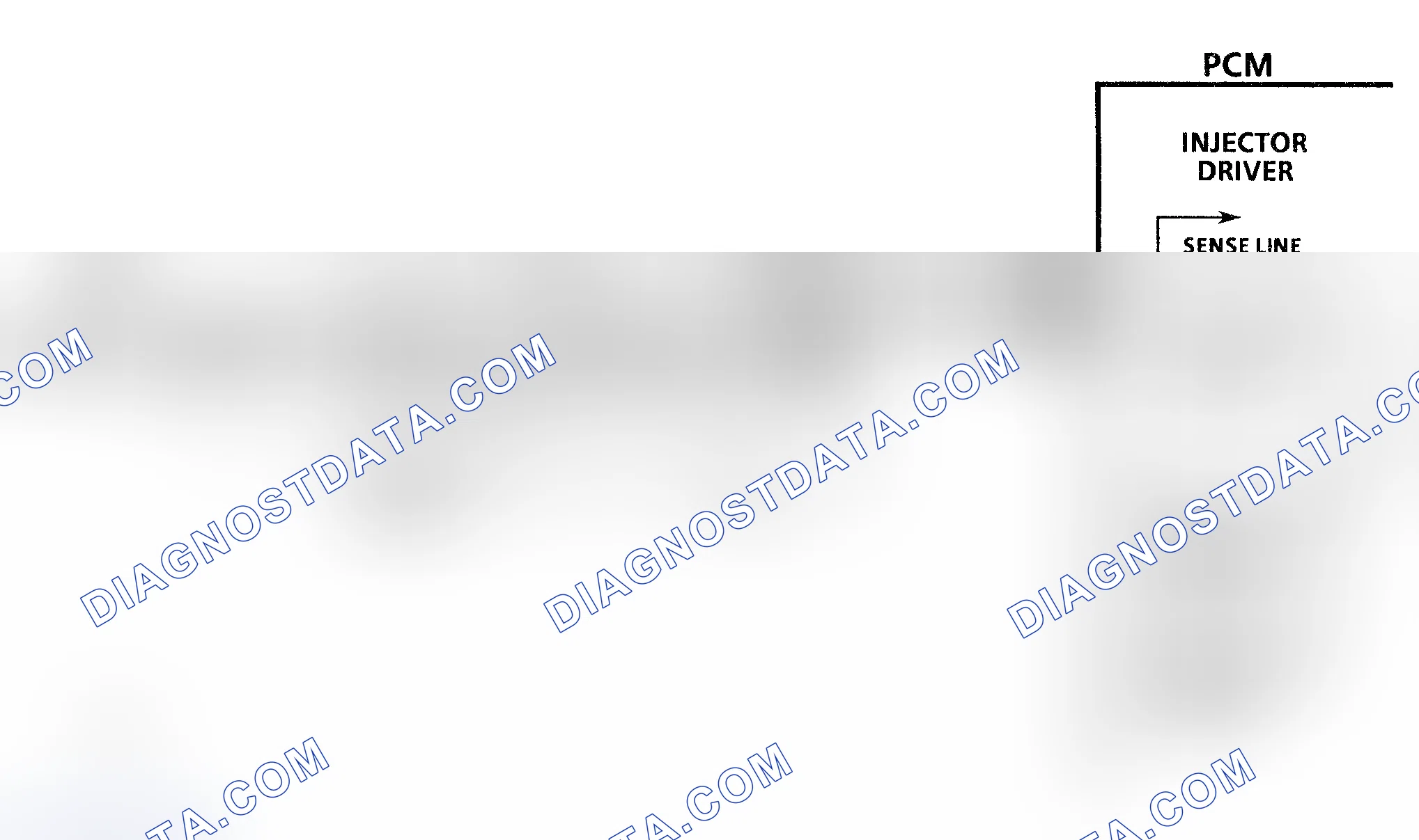 Scheme 41: Code 65 Schematic (2.3L) Injector Current Low