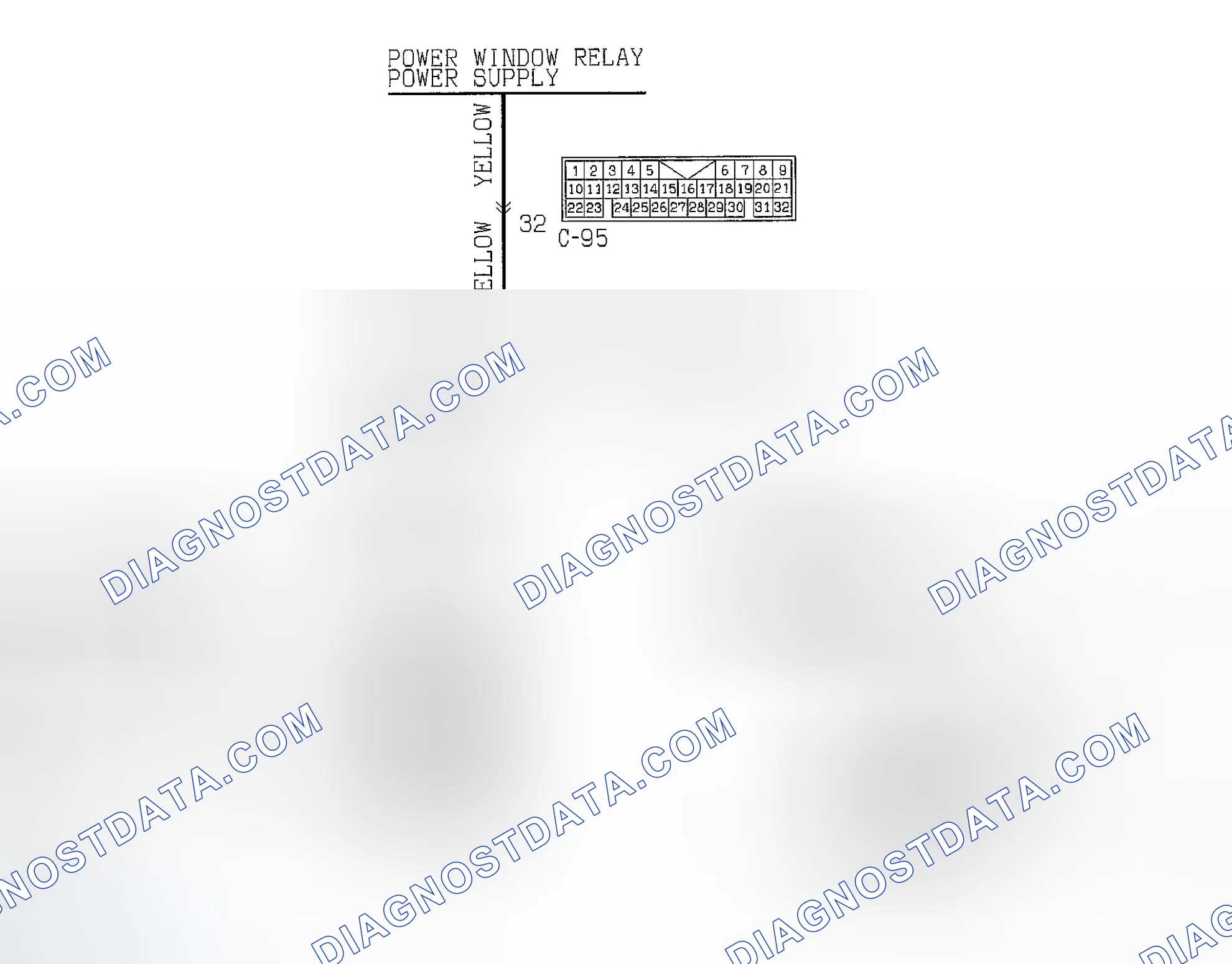 Scheme 30: INSPECTION PROCEDURE 3: Some Door Windows do not Open or Close Using the Power Window Sub Switch (on
