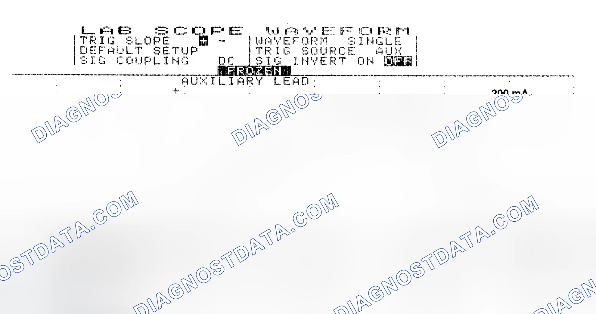 Scheme 13: Single Injector w/Normal Current Flow - Current Pattern