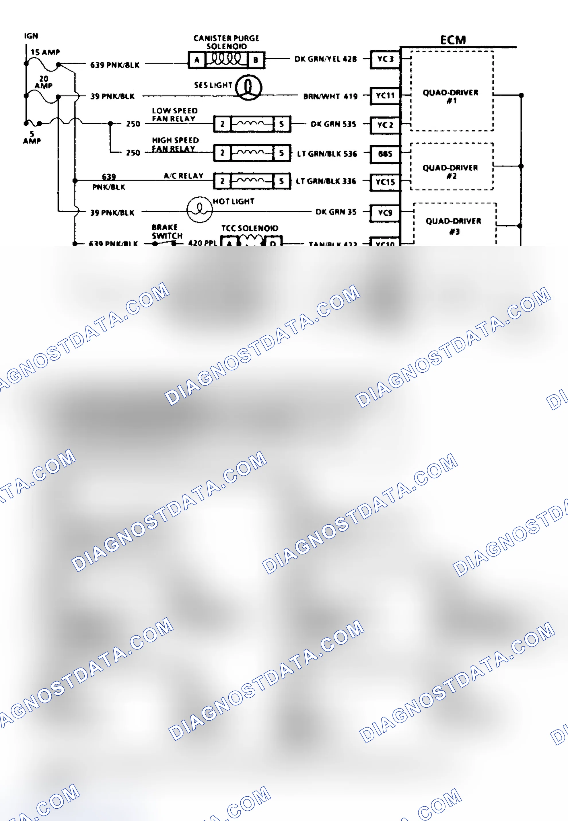 Scheme 553: Code 26, (3 of 3) Quad Driver Module (QDM) Error