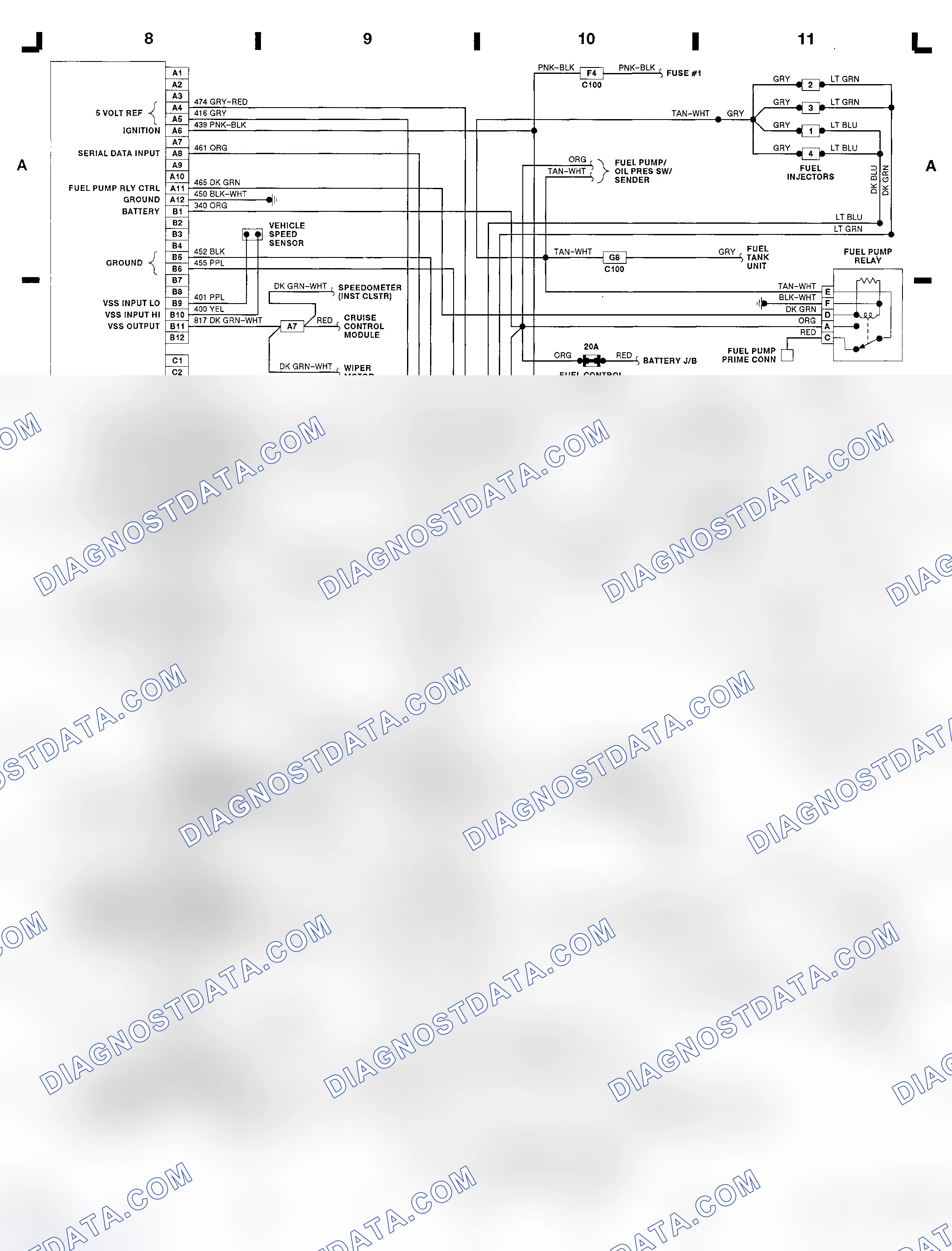 Scheme 4: 2.3L (VIN A) ECM Wiring Diagram (Beretta)