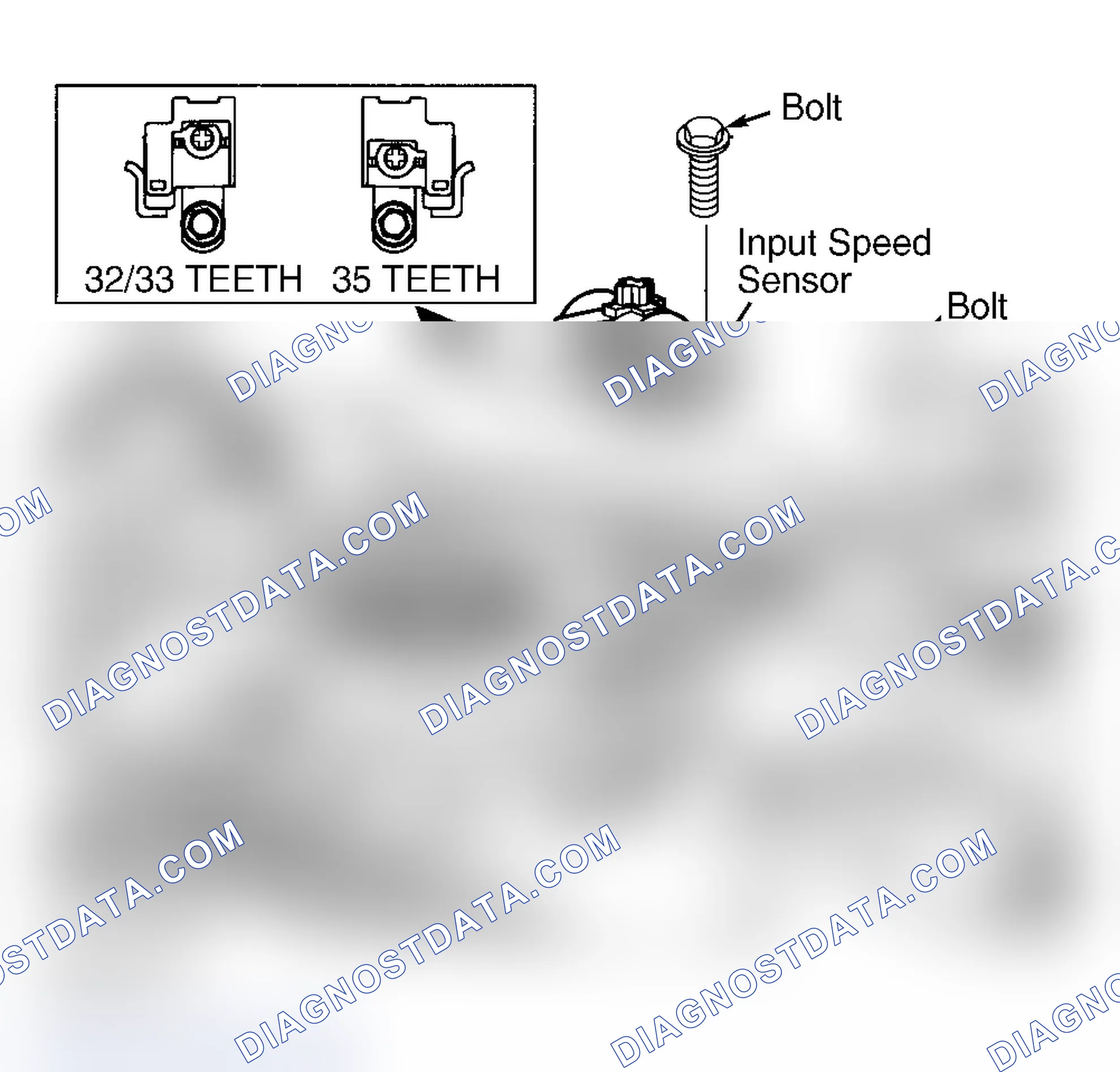 Scheme 10: INPUT SPEED SENSOR & WIRING HARNESS