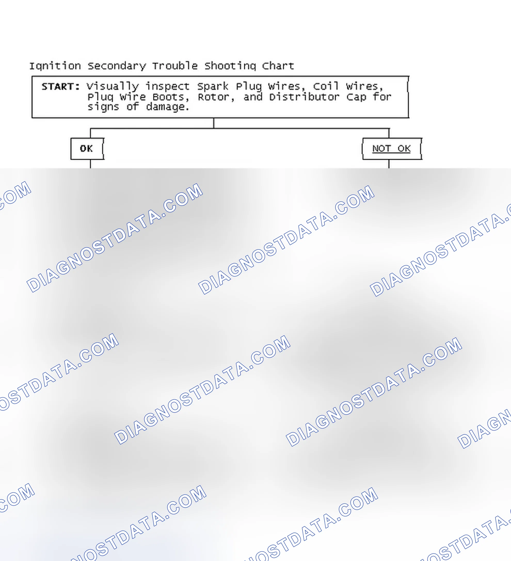 Scheme 1: Ignition Secondary Trouble Shooting Chart