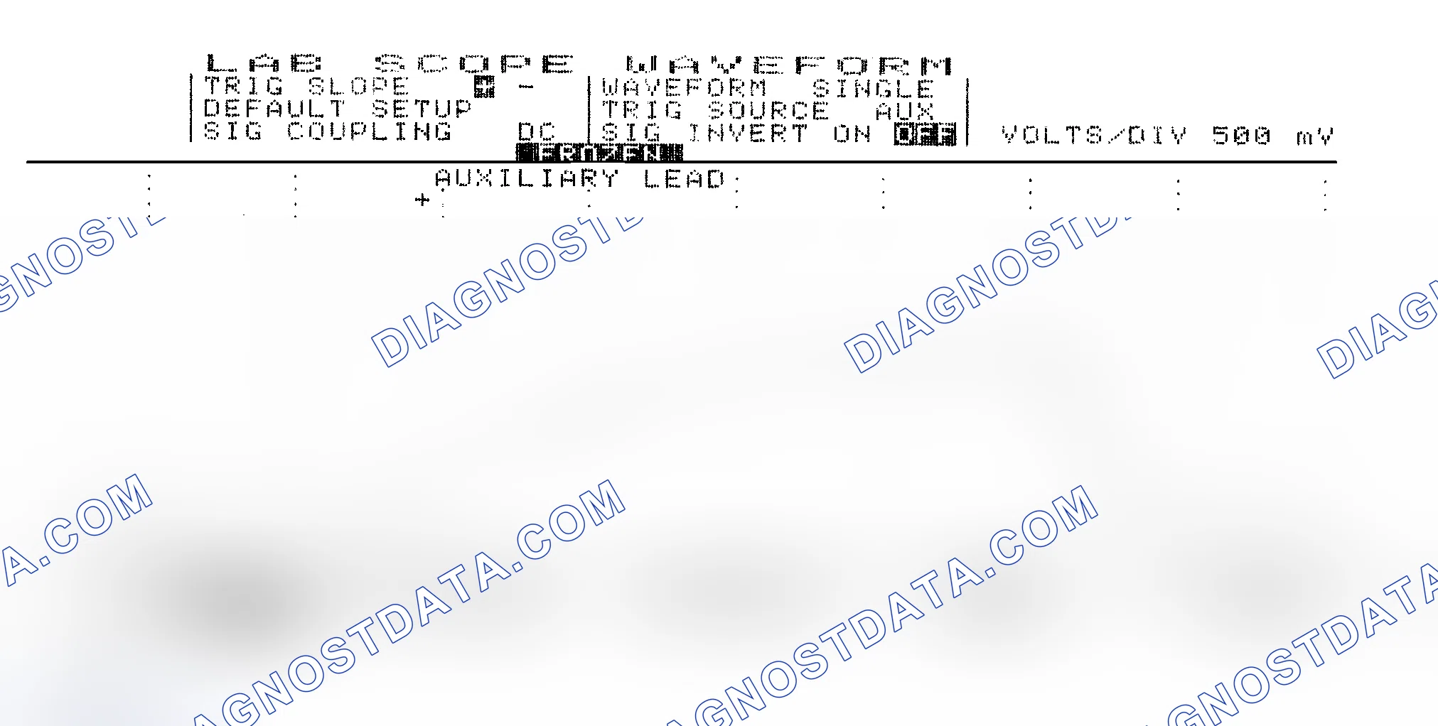 Scheme 14: Single Injector w/Excessive Current Flow - Current Pattern