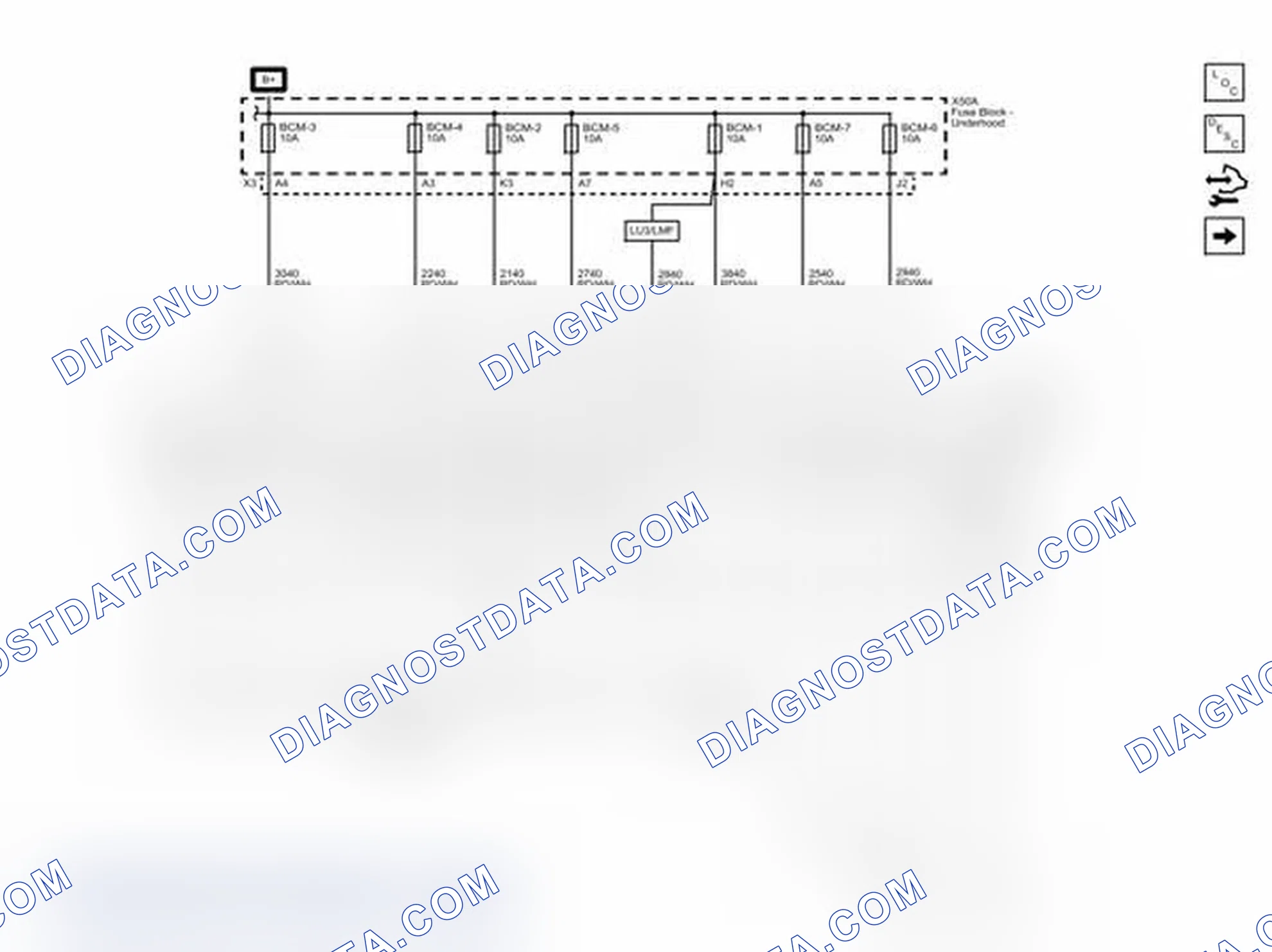 Scheme 7: BCM Power, Ground and Serial Data Wiring Schematics