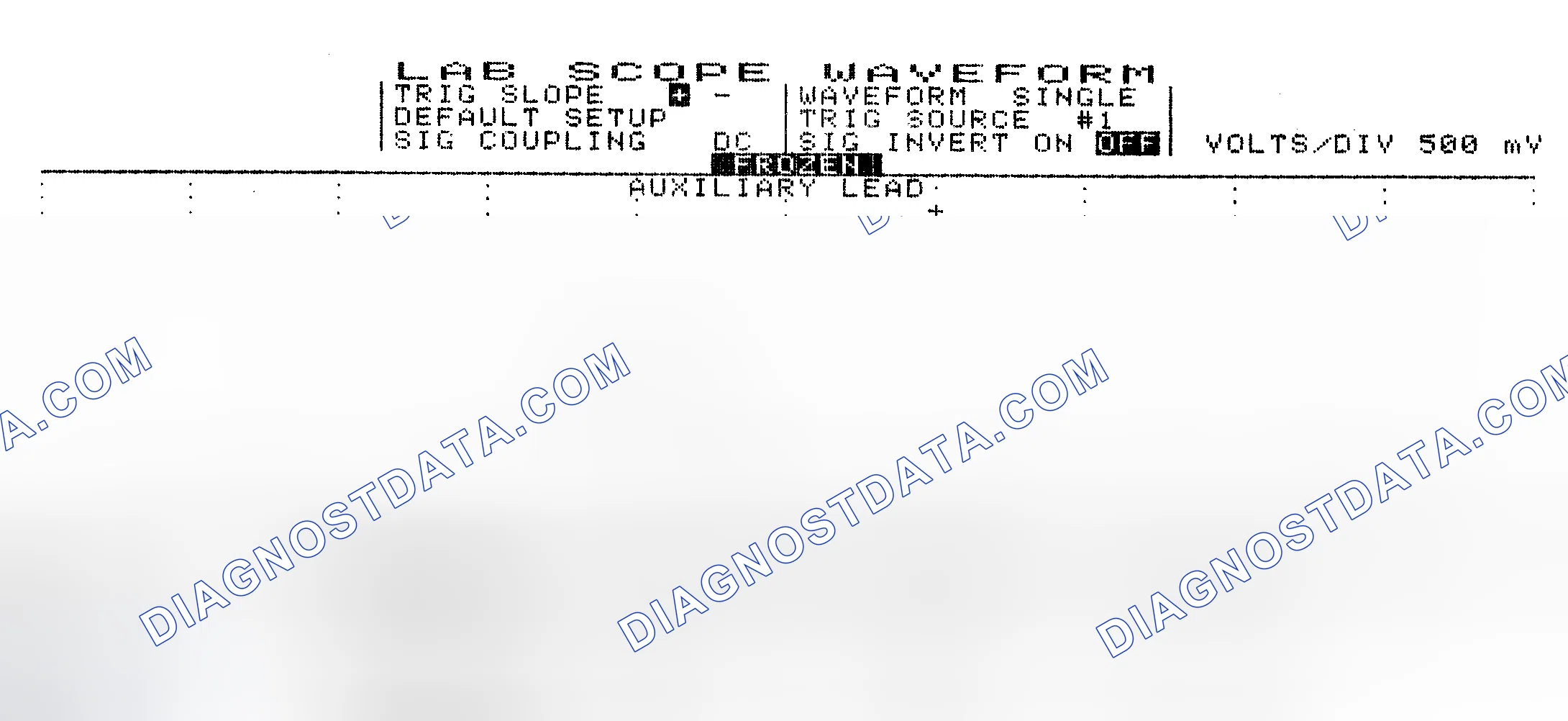 Scheme 10: Single Injector w/Excessive Current Flow - Current Pattern