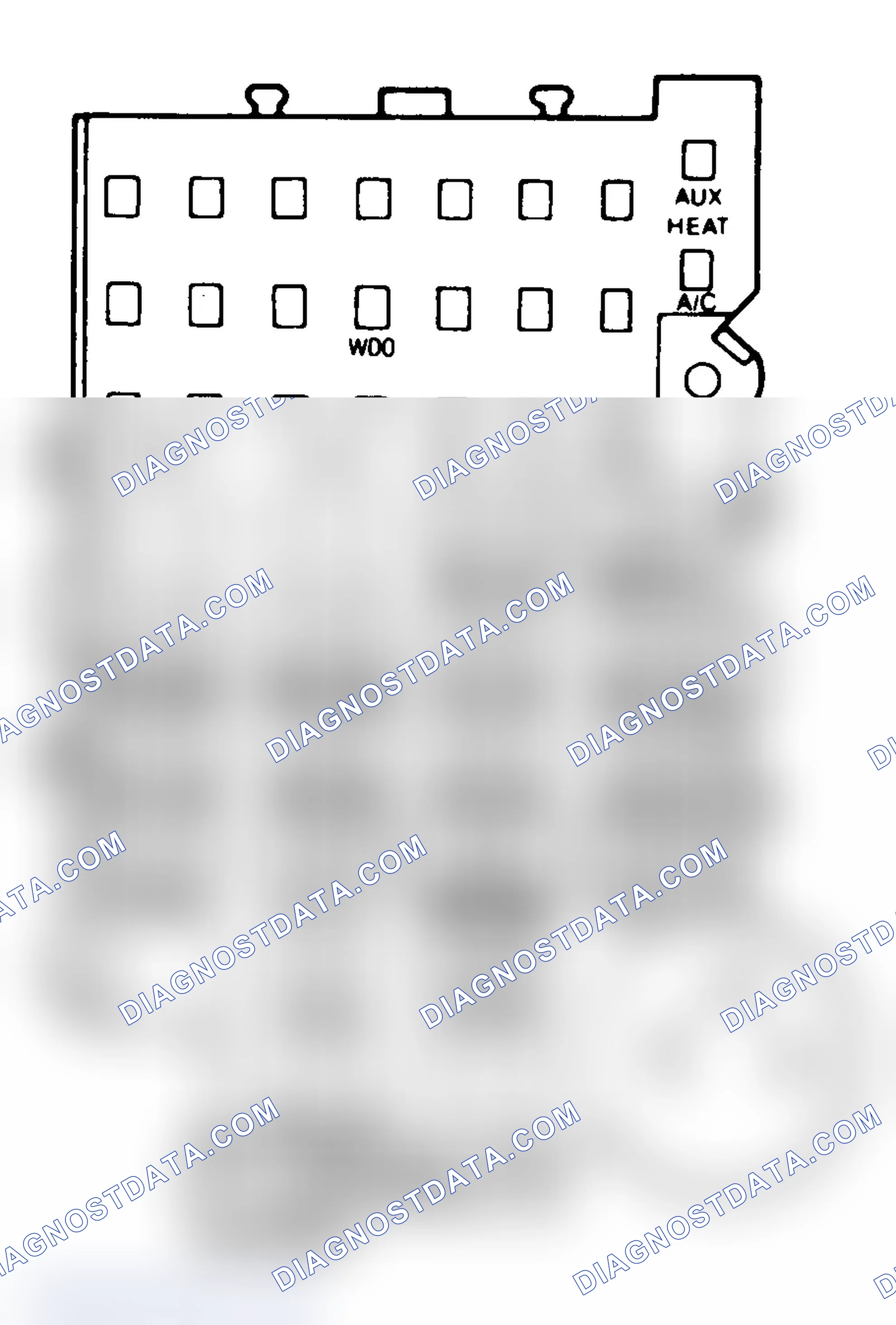 Scheme 10: FUSE PANEL IDENTIFICATION (1990-93)