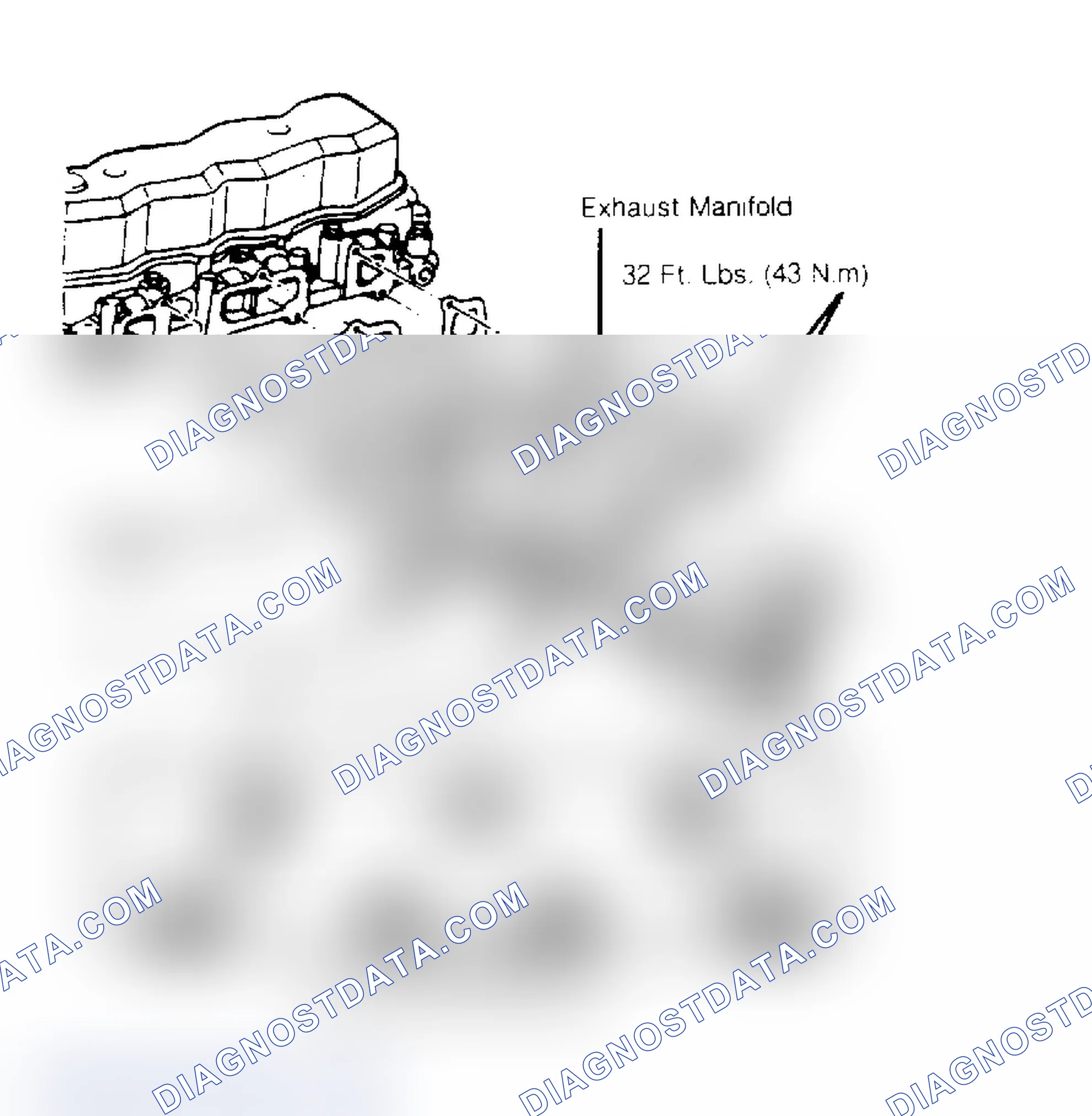 Scheme 2: Exhaust Manifold Torque Specifications & Sequence