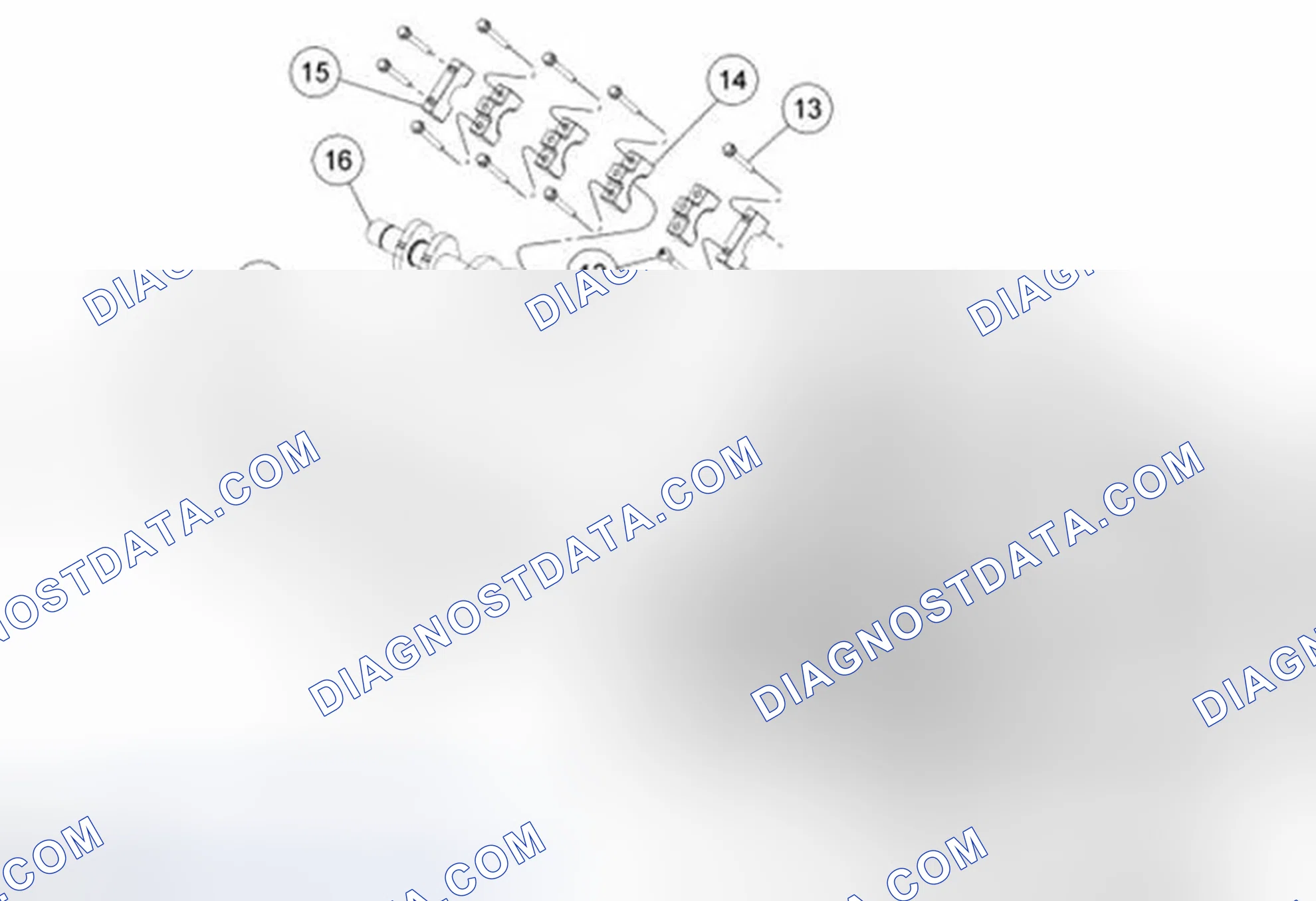 Scheme 1585: RH Camshaft (View 2 of 2)