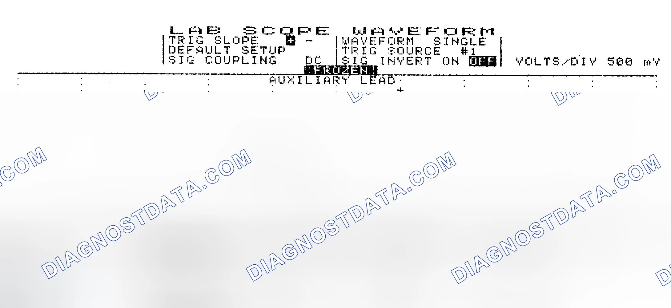 Scheme 10: Single Injector w/Excessive Current Flow - Current Pattern
