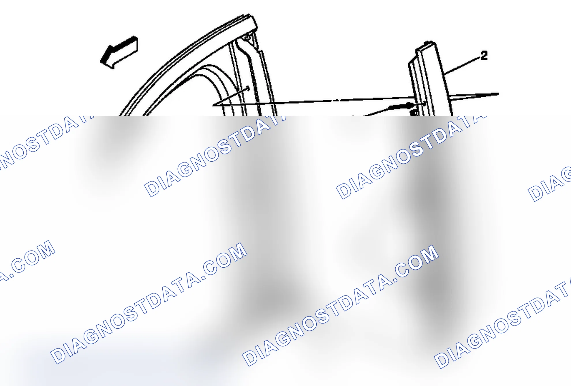 Scheme 4: Front Side Door Window Frame Rear Applique Replacement