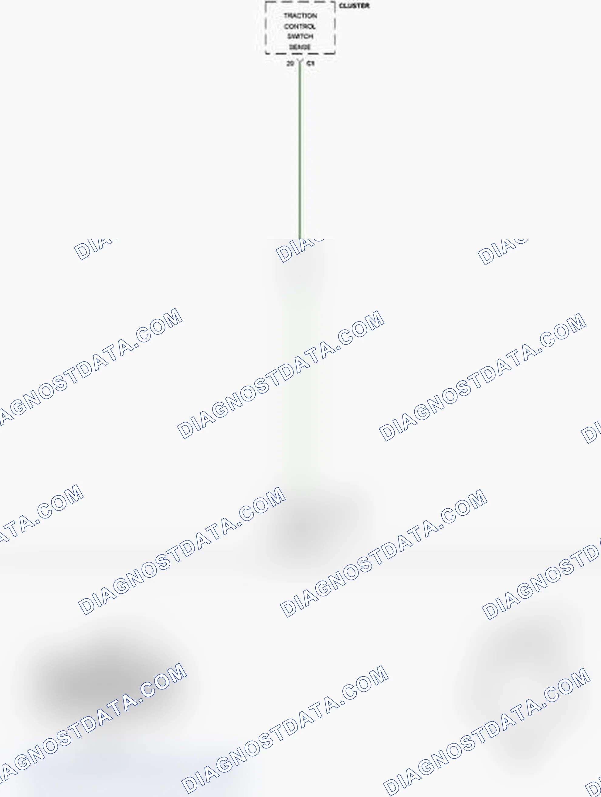 Scheme 150: C230D-TRAC/ESP OFF SWITCH INPUT CIRCUIT LOW