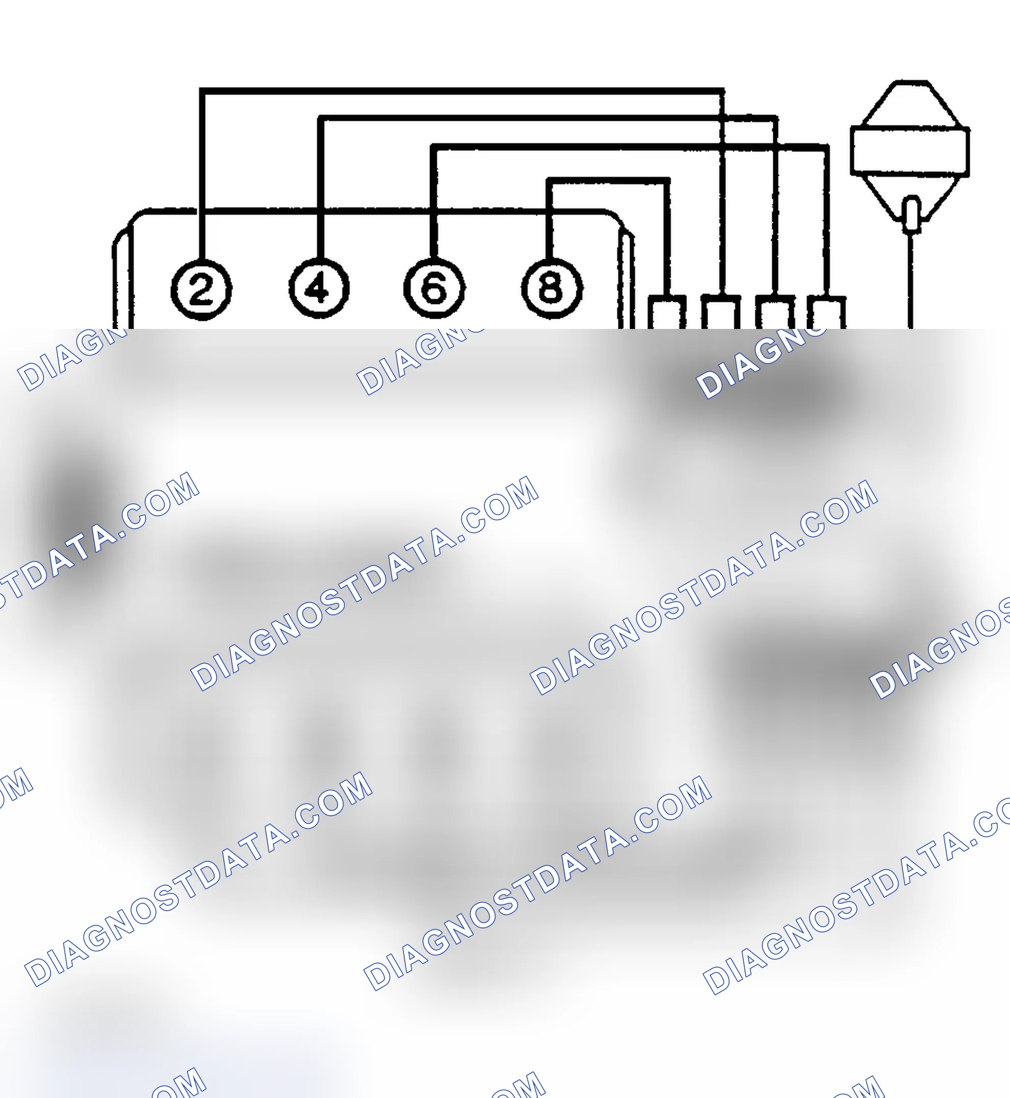 Scheme 8: Firing Order (5.0L & 5.7L)