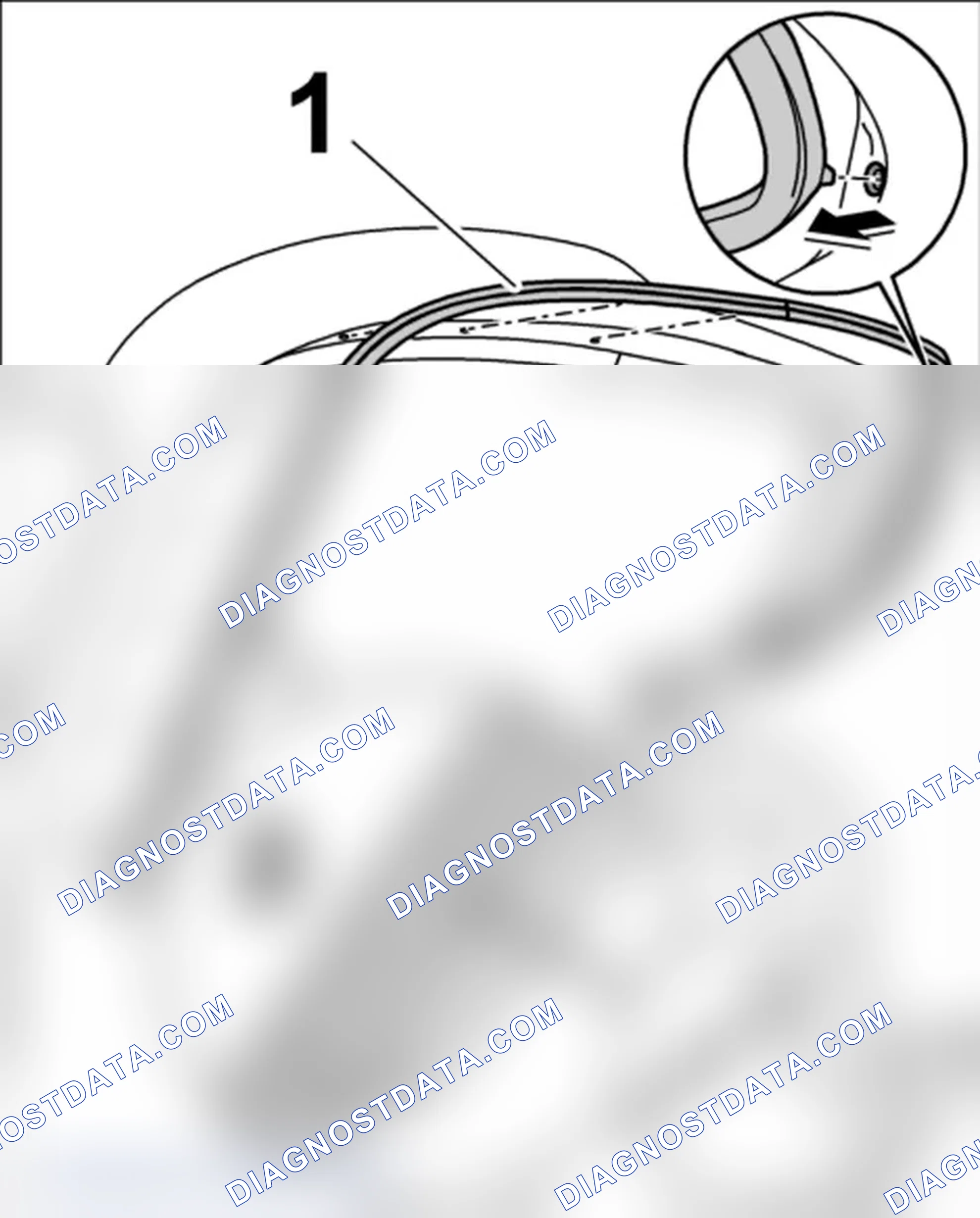 Scheme 97: Removing side window seal
